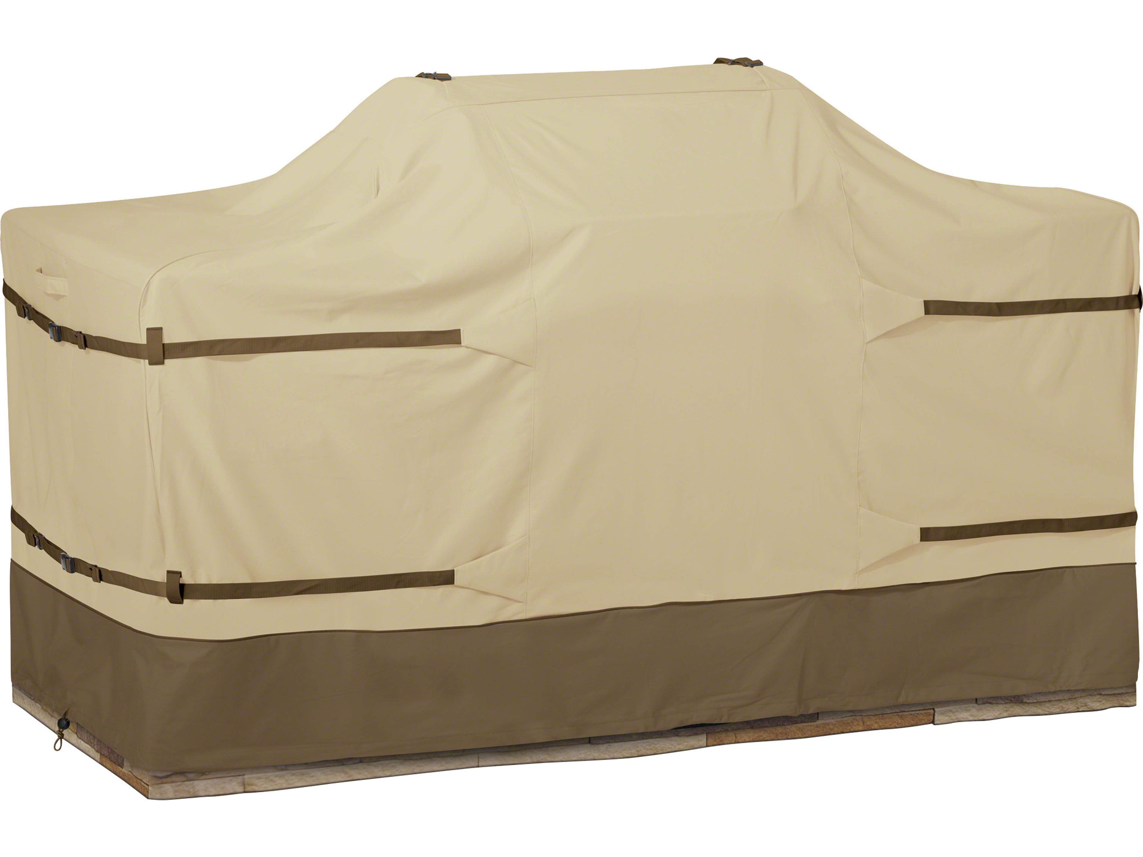 Duck Covers Veranda Pebble 78 Inch Island with Center Grill Head