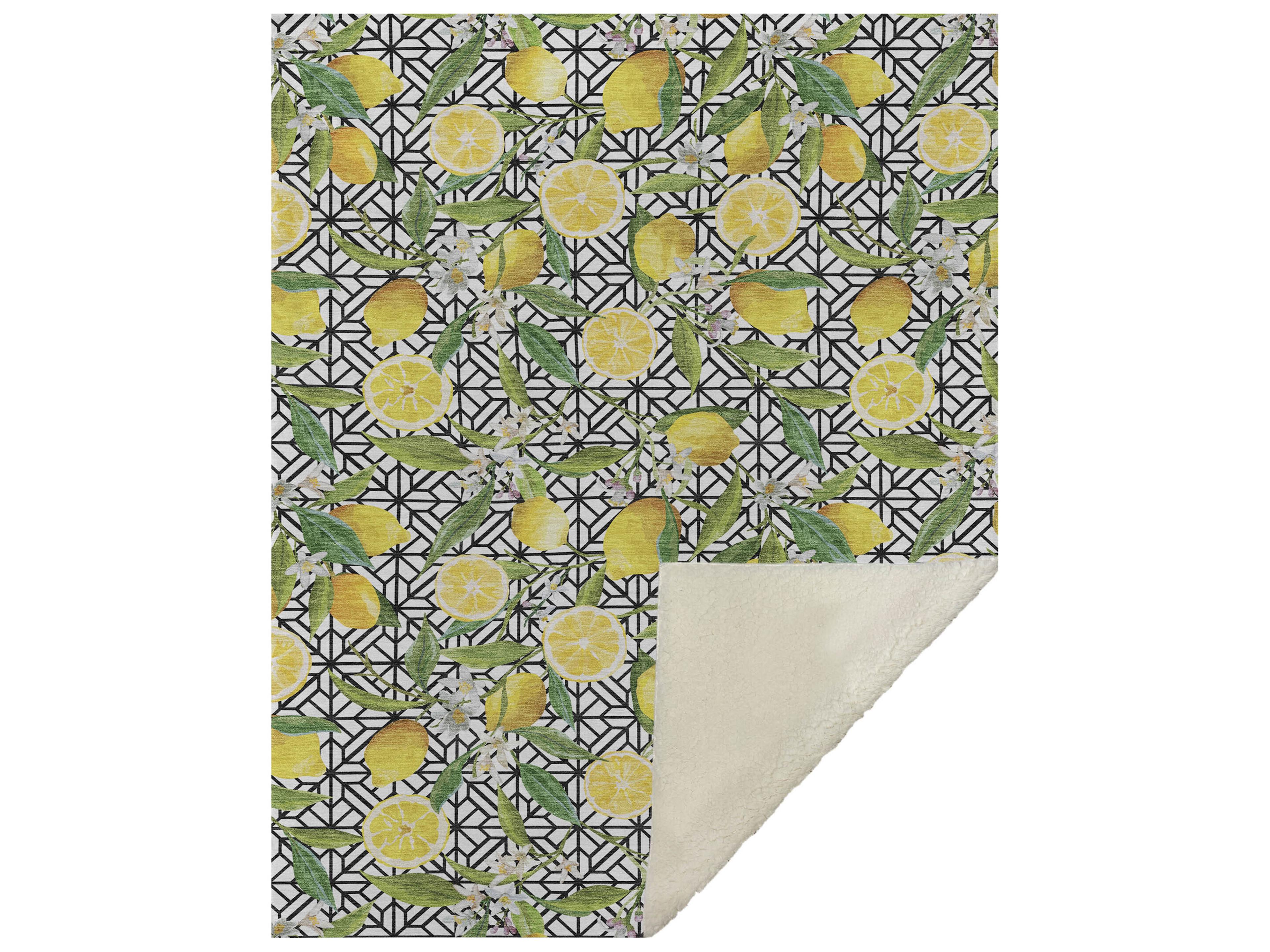 Dalyn Sherpa Ivory Polyester Throw