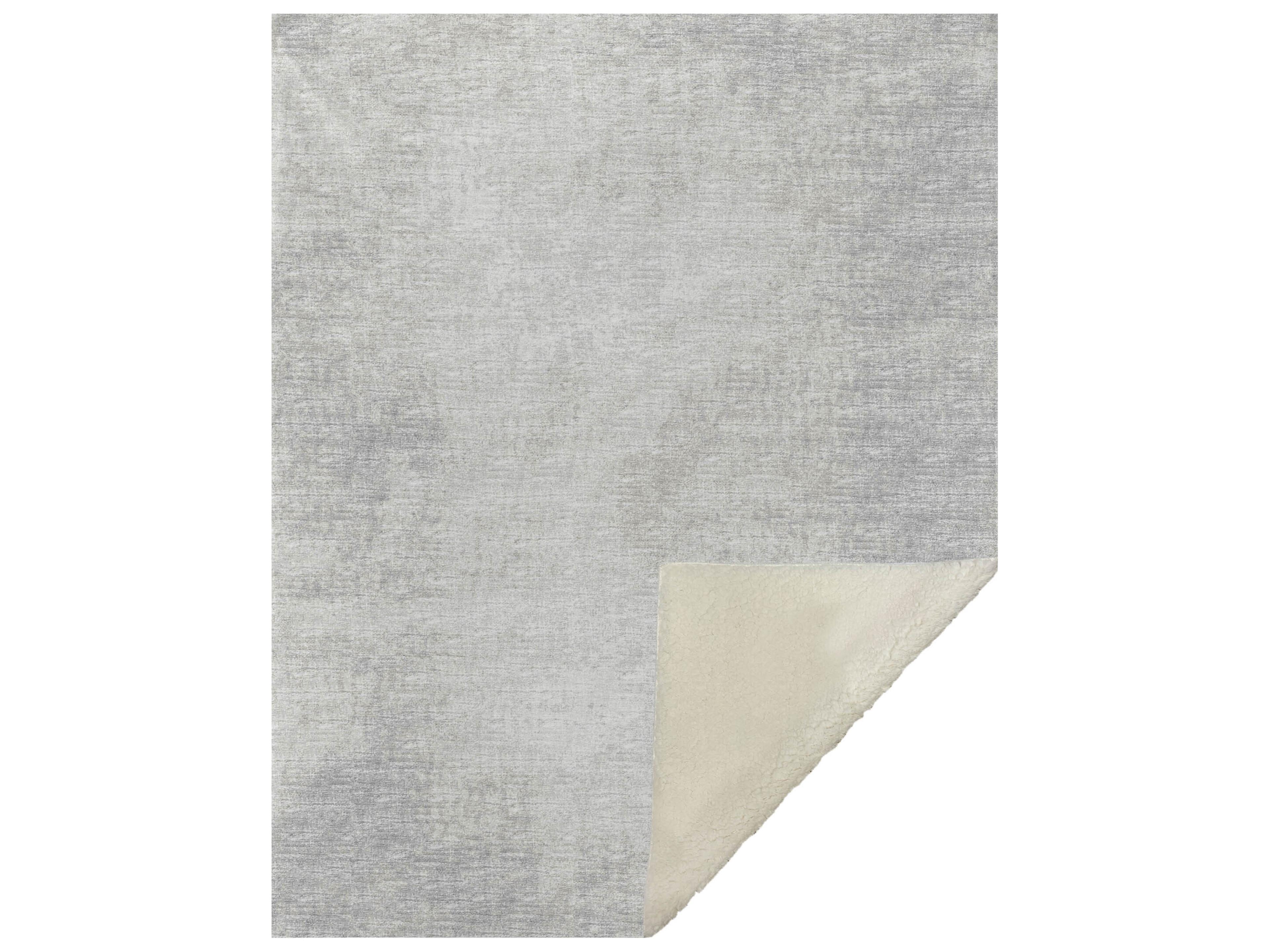 Dalyn Sherpa Ivory  Polyester Throw