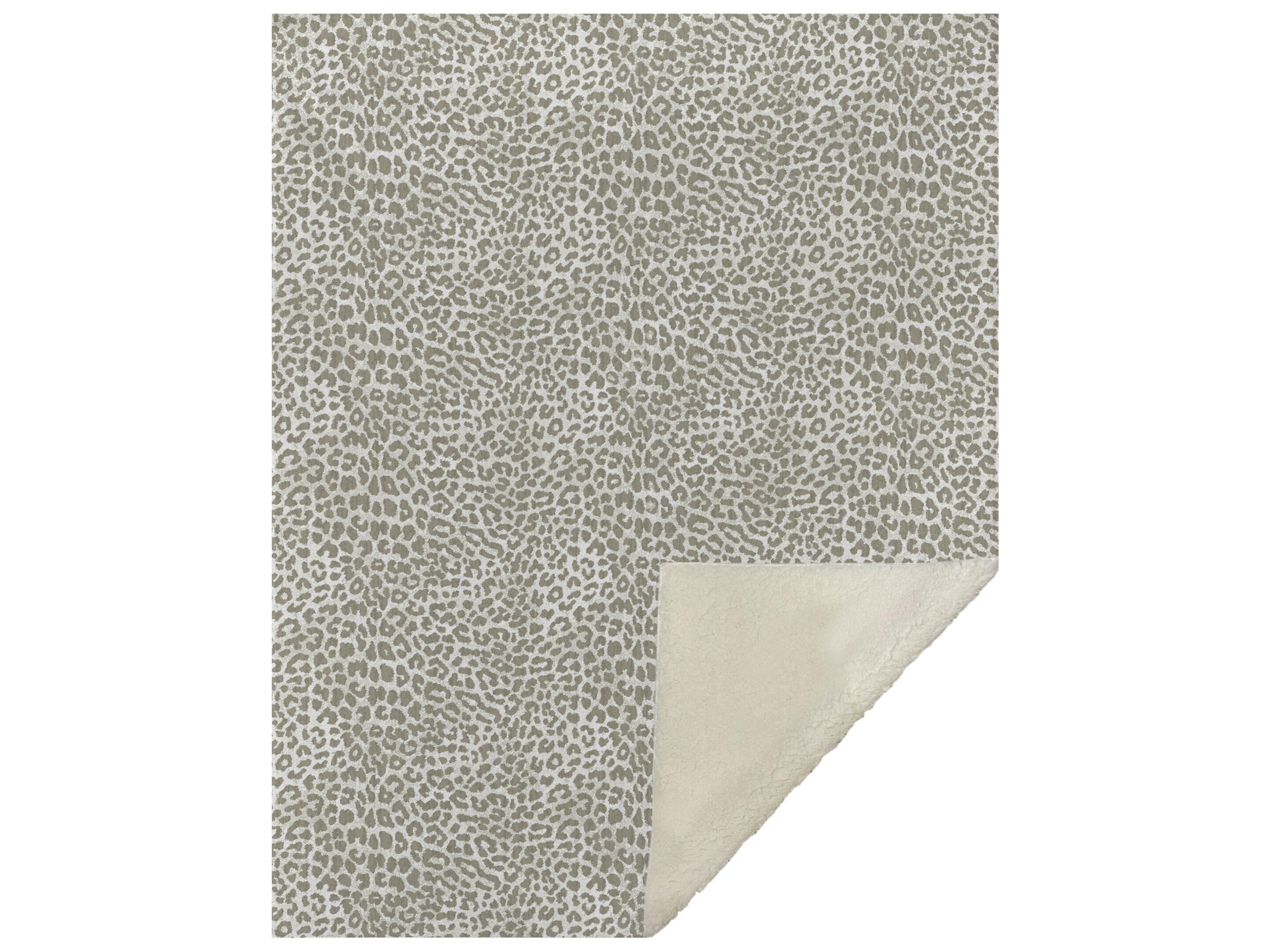 Dalyn Sherpa Neutral Polyester Throw