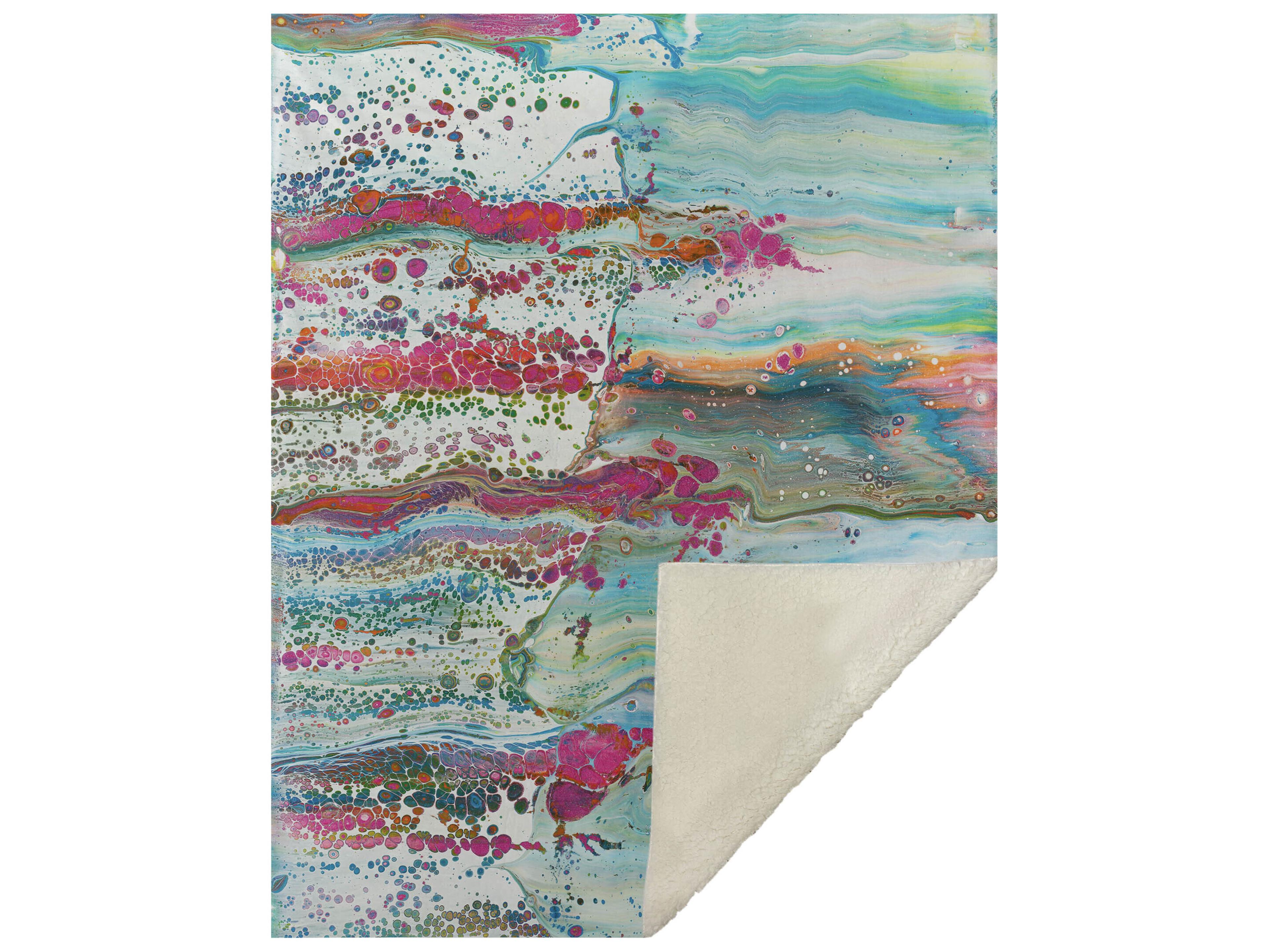 Dalyn Sherpa Multi Polyester Throw