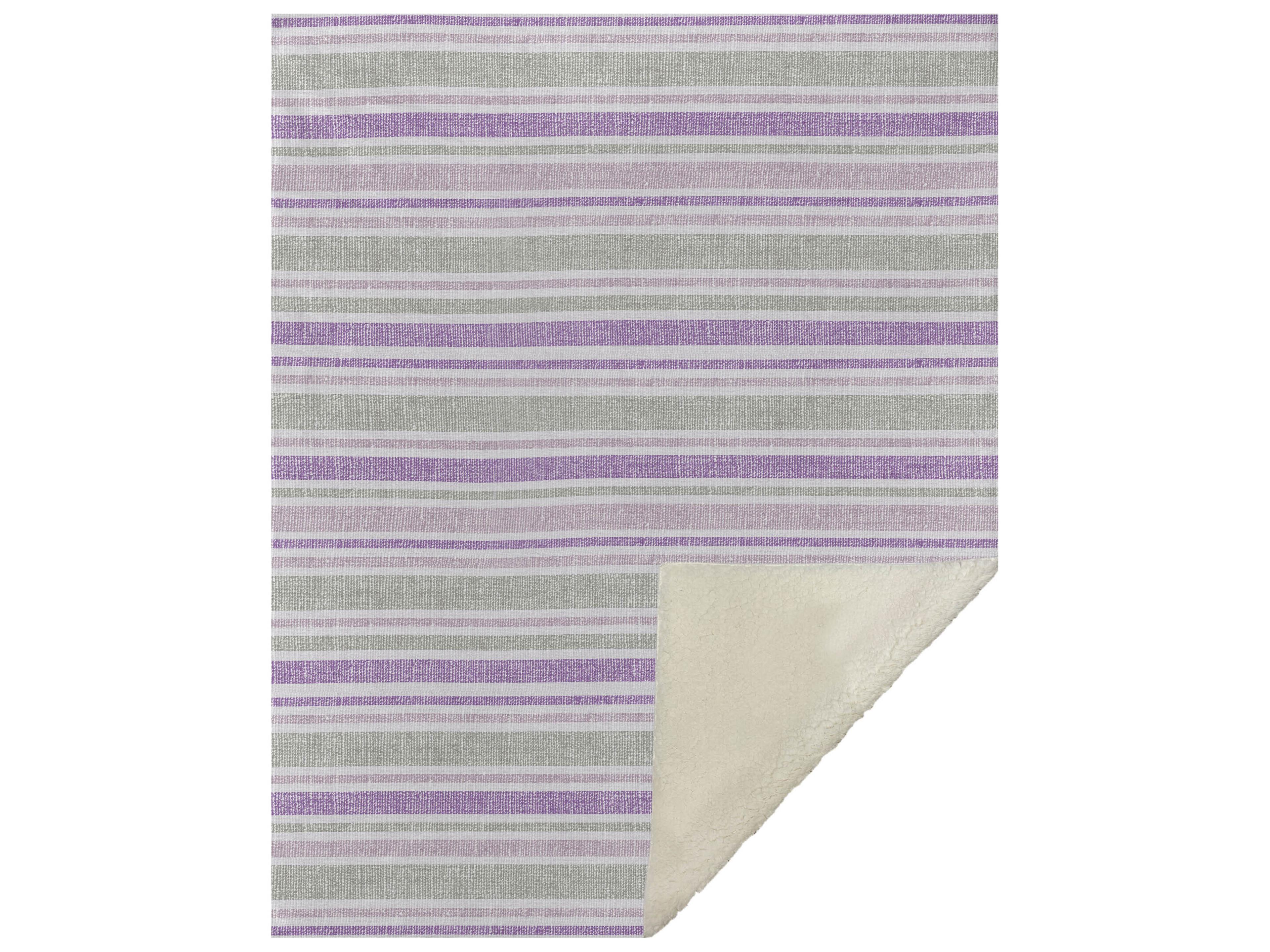 Dalyn Sherpa Ivory Polyester Throw