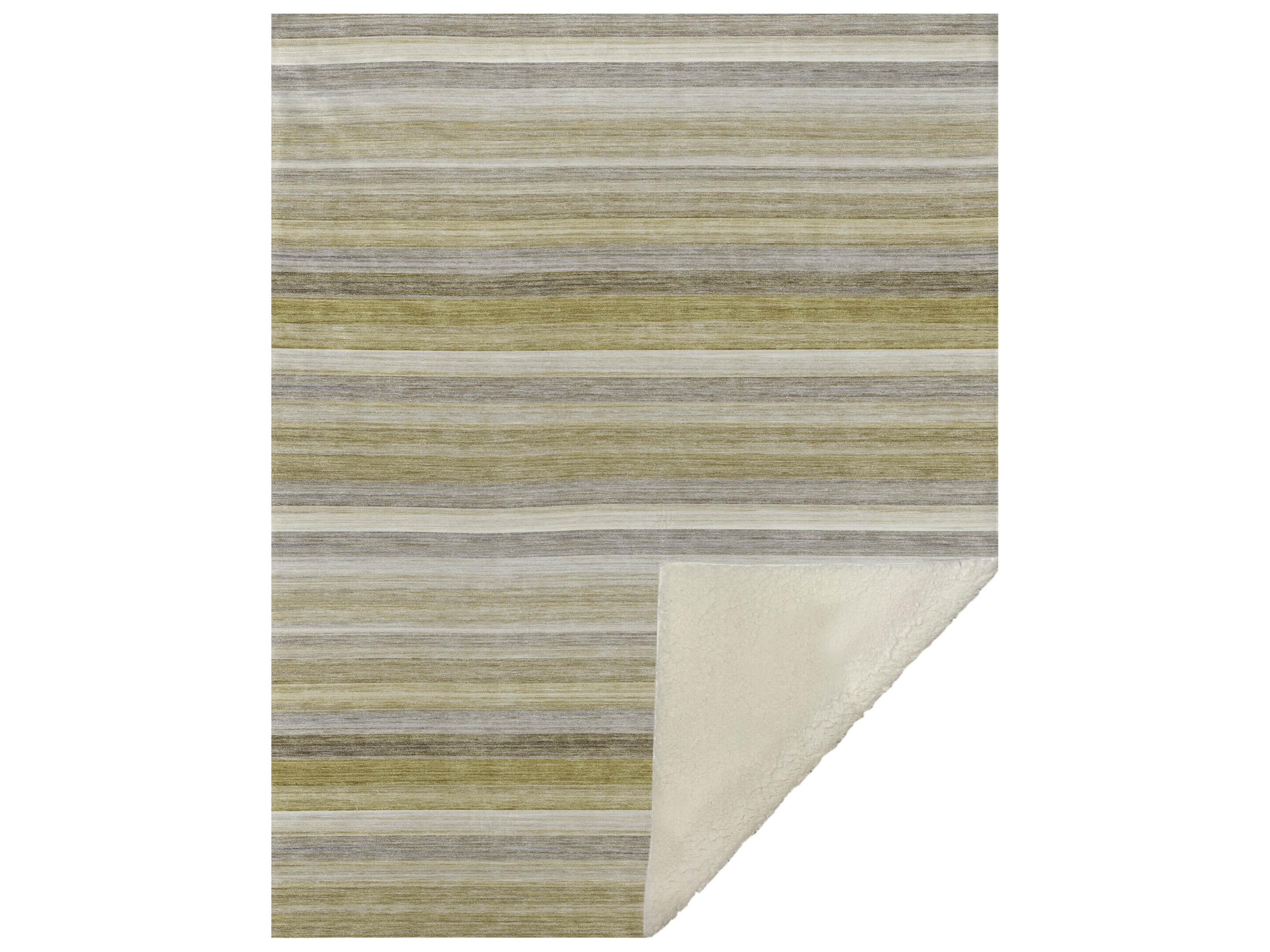 Dalyn Sherpa Gold Polyester Throw