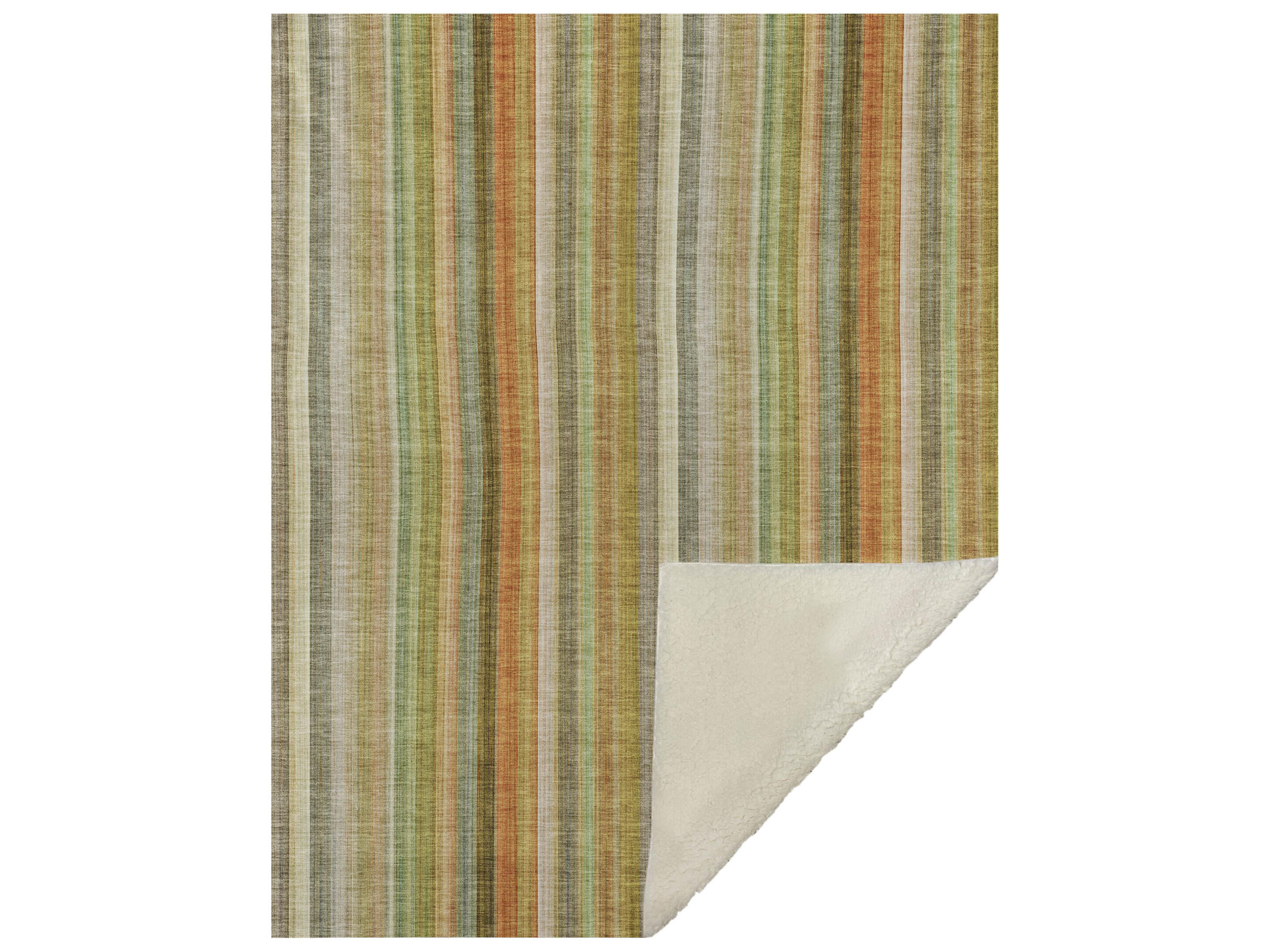 Dalyn Sherpa Brown Polyester Throw