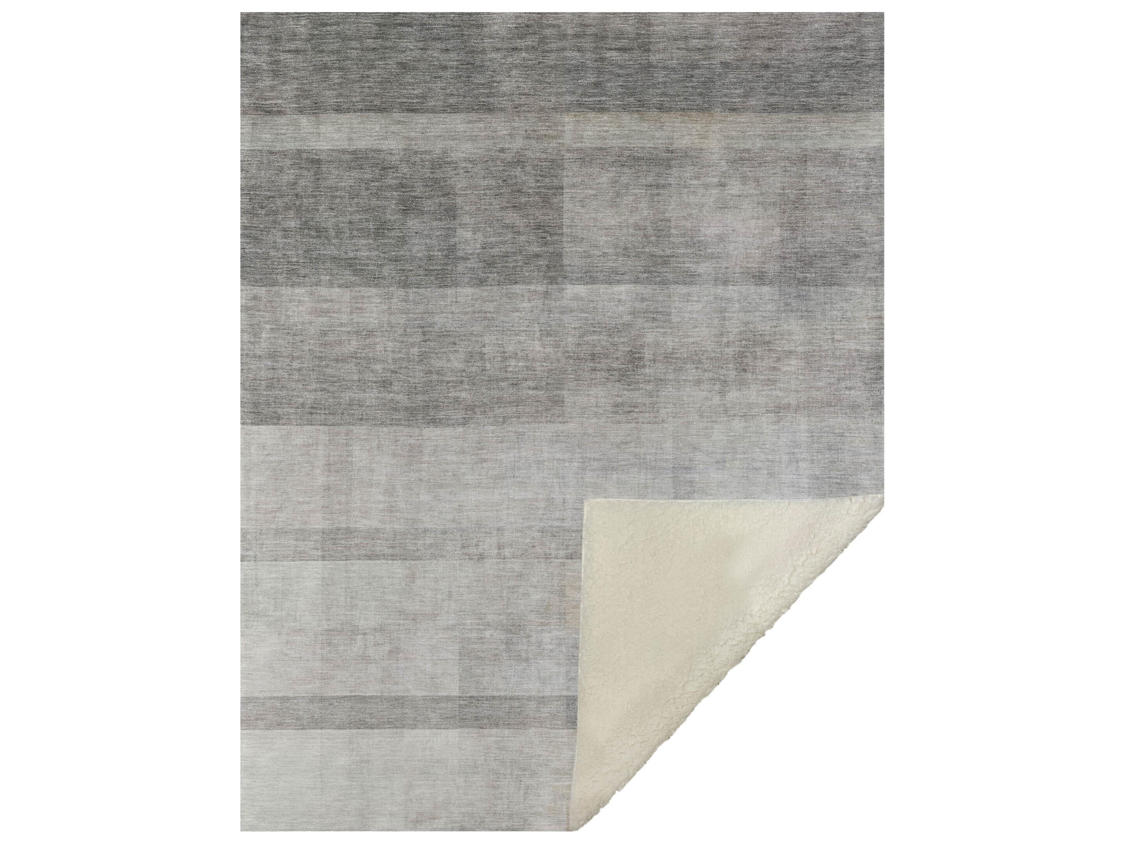 Dalyn Sherpa Brown Polyester Throw