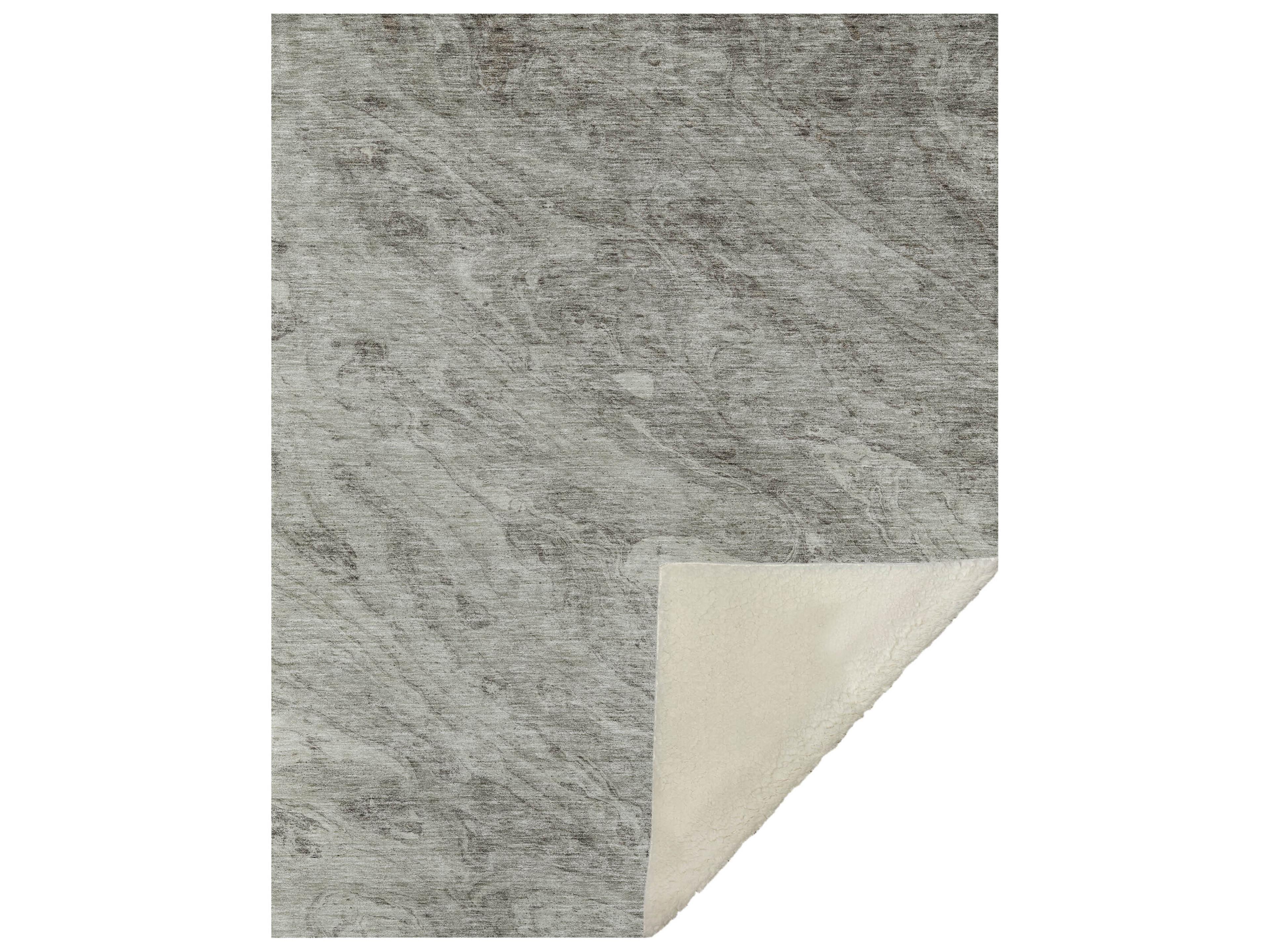 Dalyn Sherpa Brown Polyester Throw