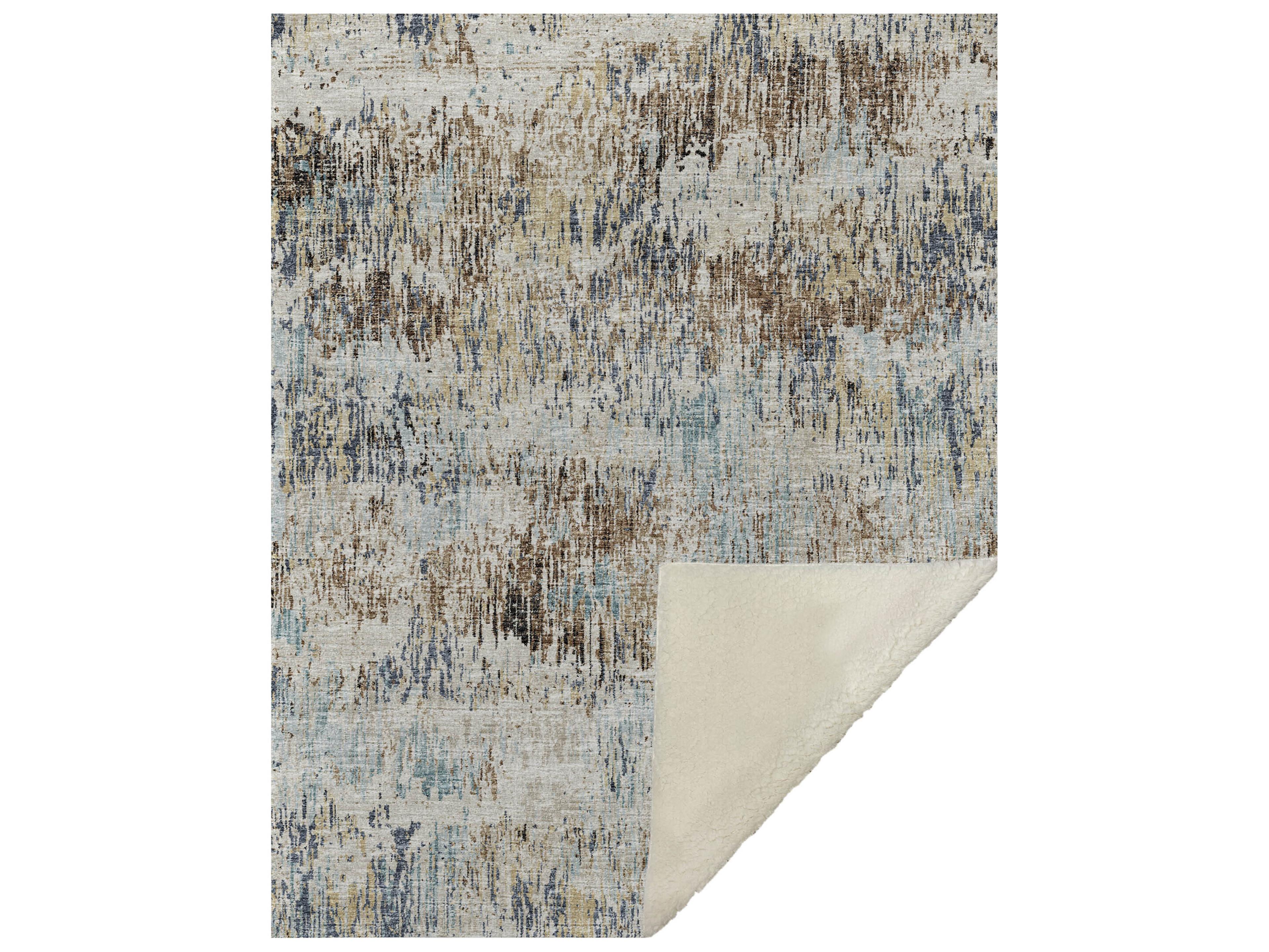 Dalyn Sherpa Multi Polyester Throw