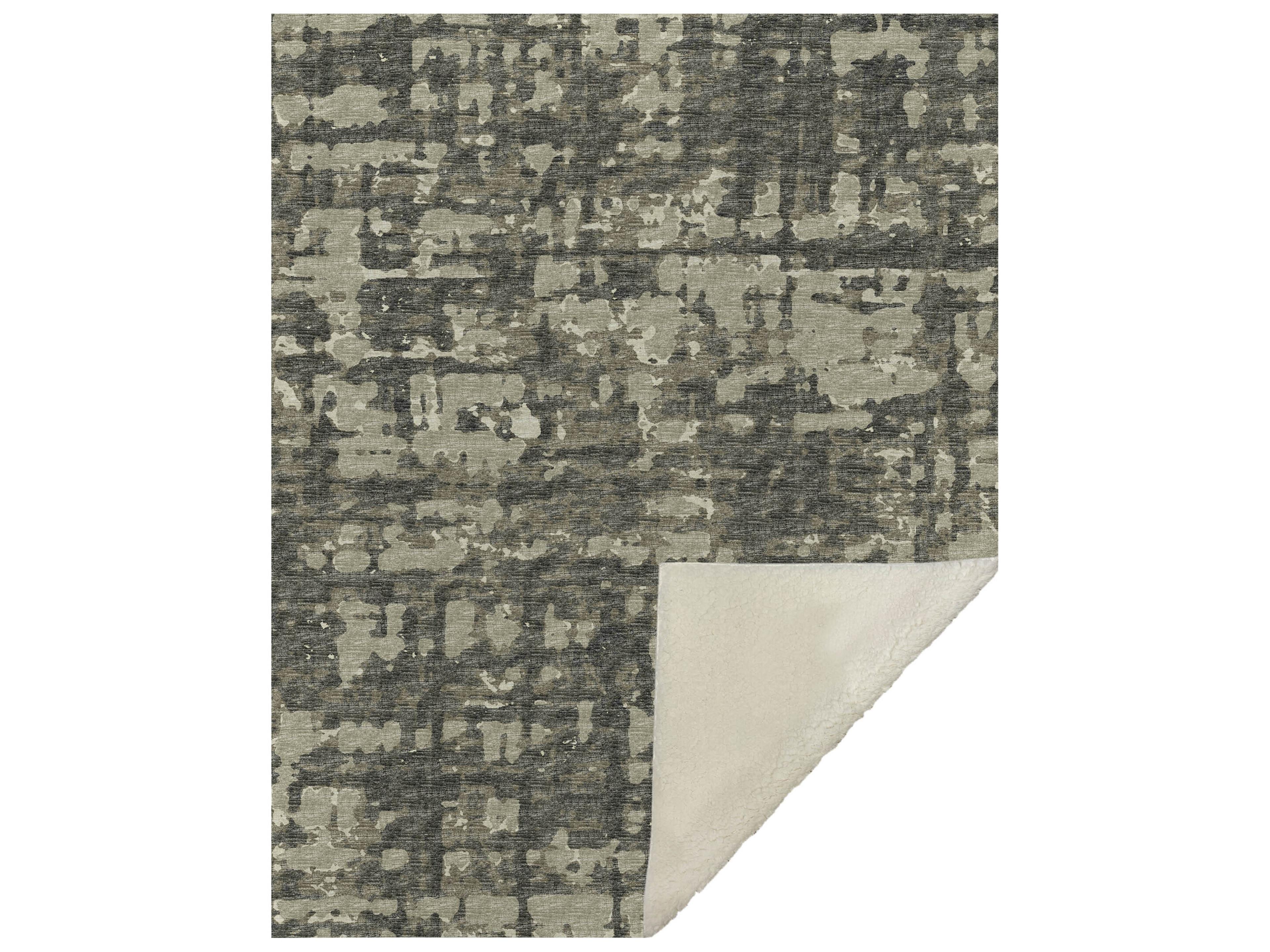 Dalyn Sherpa Neutral Polyester Throw