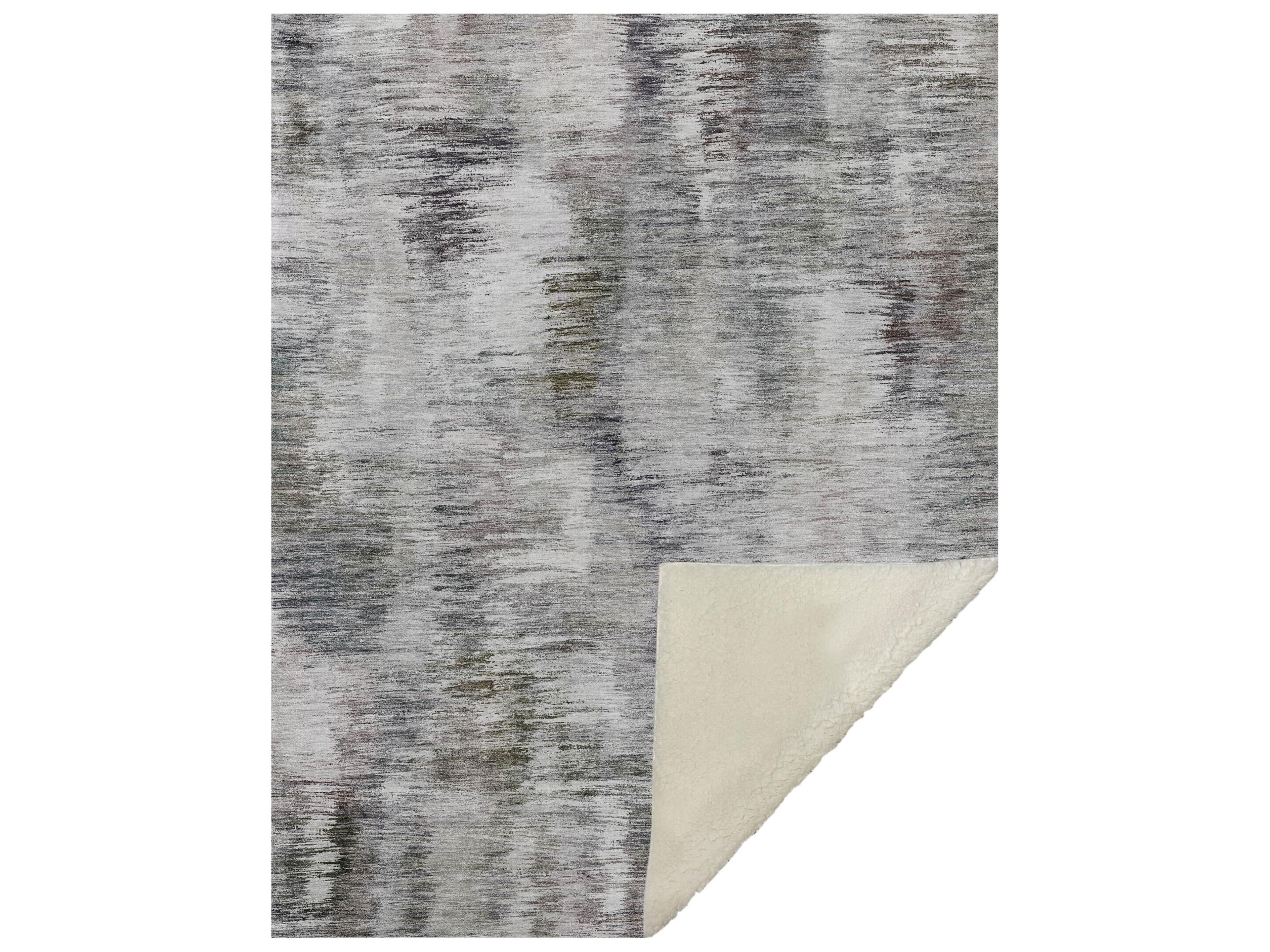 Dalyn Sherpa Brown Polyester Throw