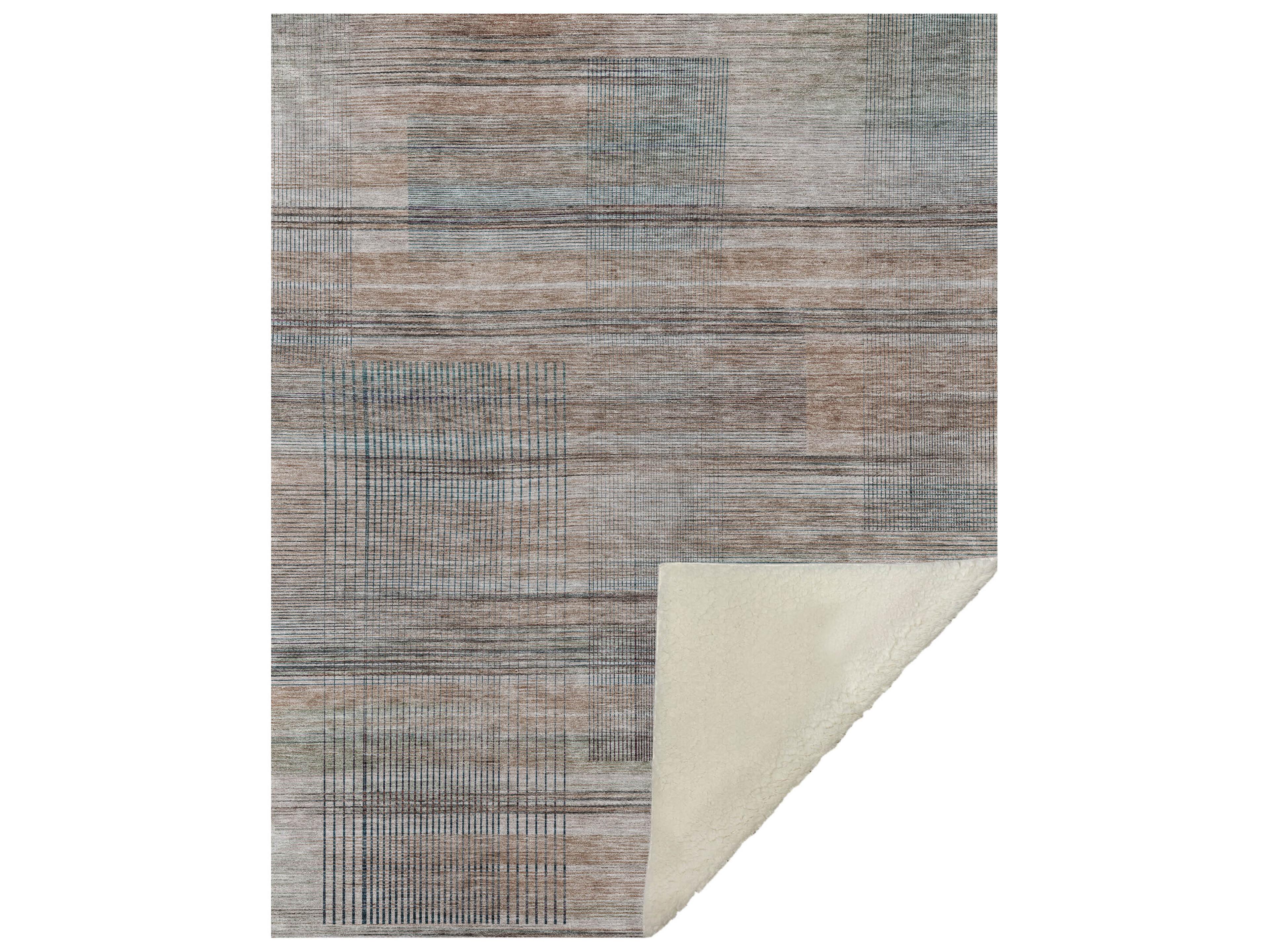 Dalyn Sherpa Orange Polyester Throw