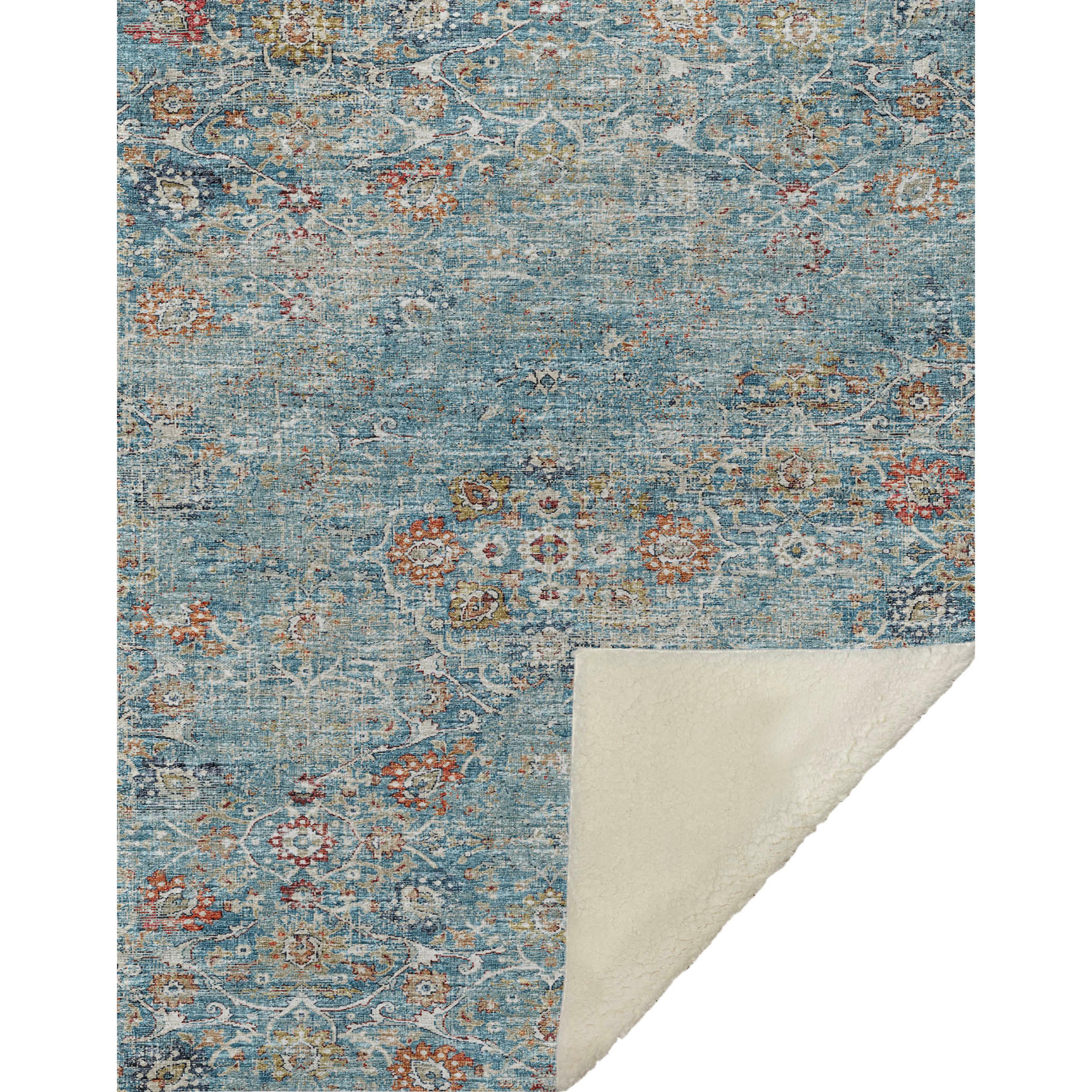 Dalyn Sherpa Multi Polyester Throw