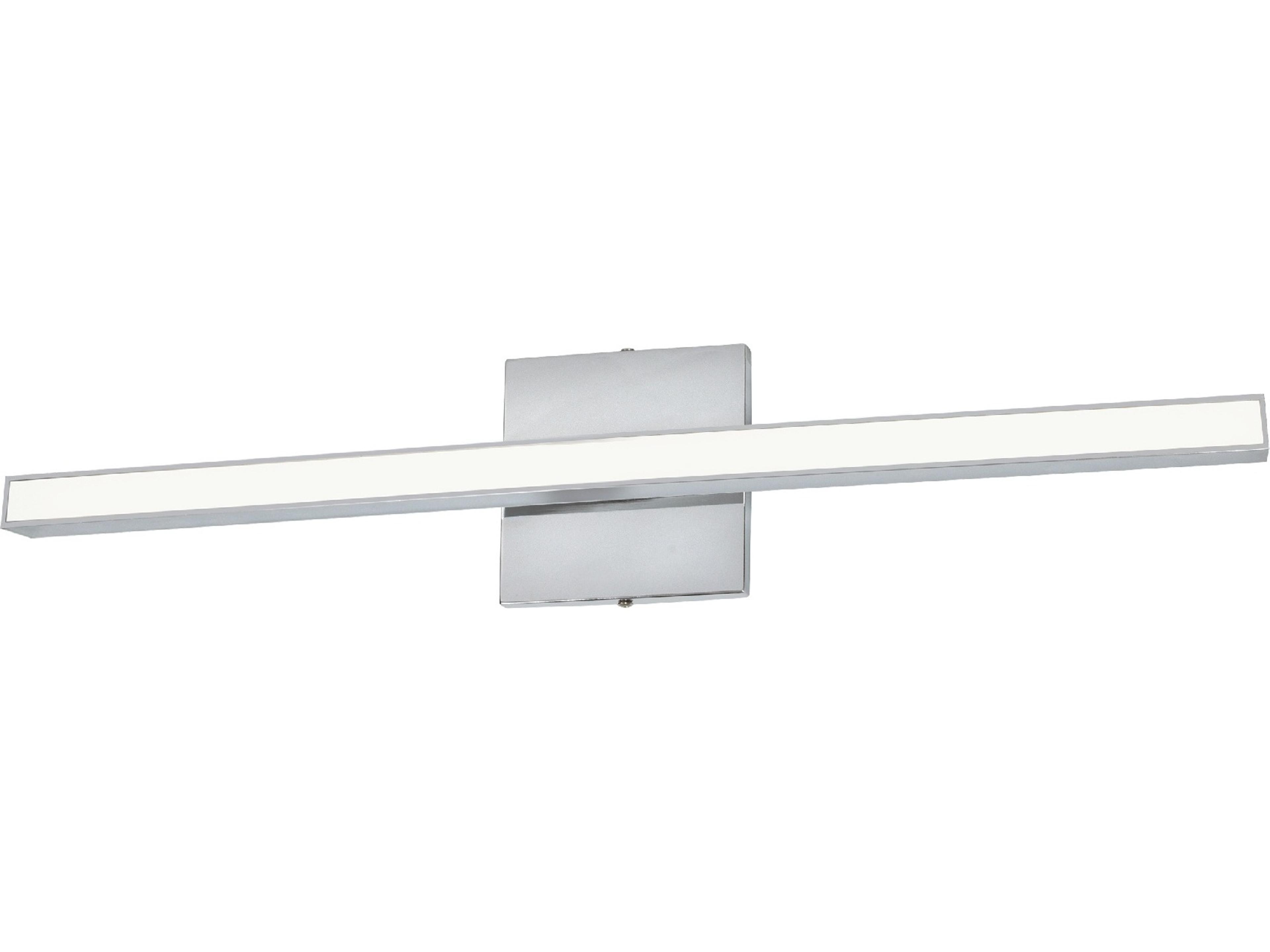 Dainolite Alexander 1-Light Polished Chrome Vanity Light