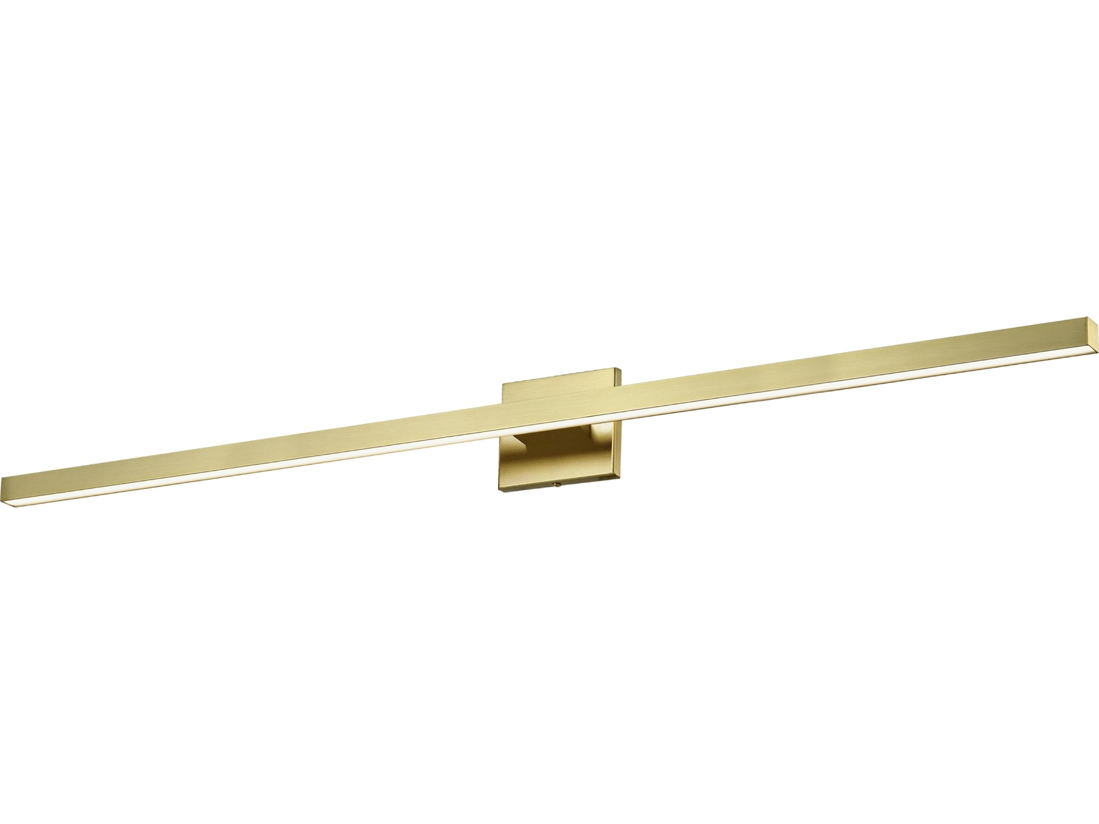 Dainolite Arandel 1-Light Aged Brass Vanity Light