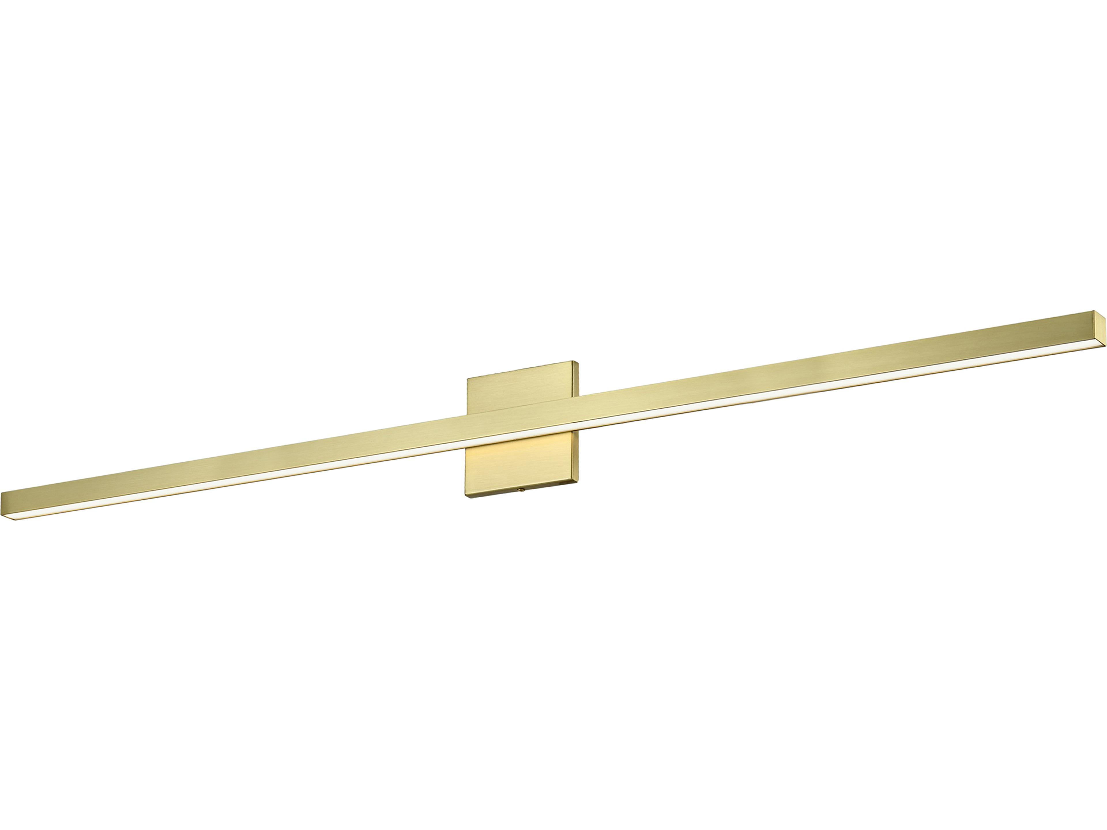 Dainolite Arandel 1-Light Aged Brass Vanity Light