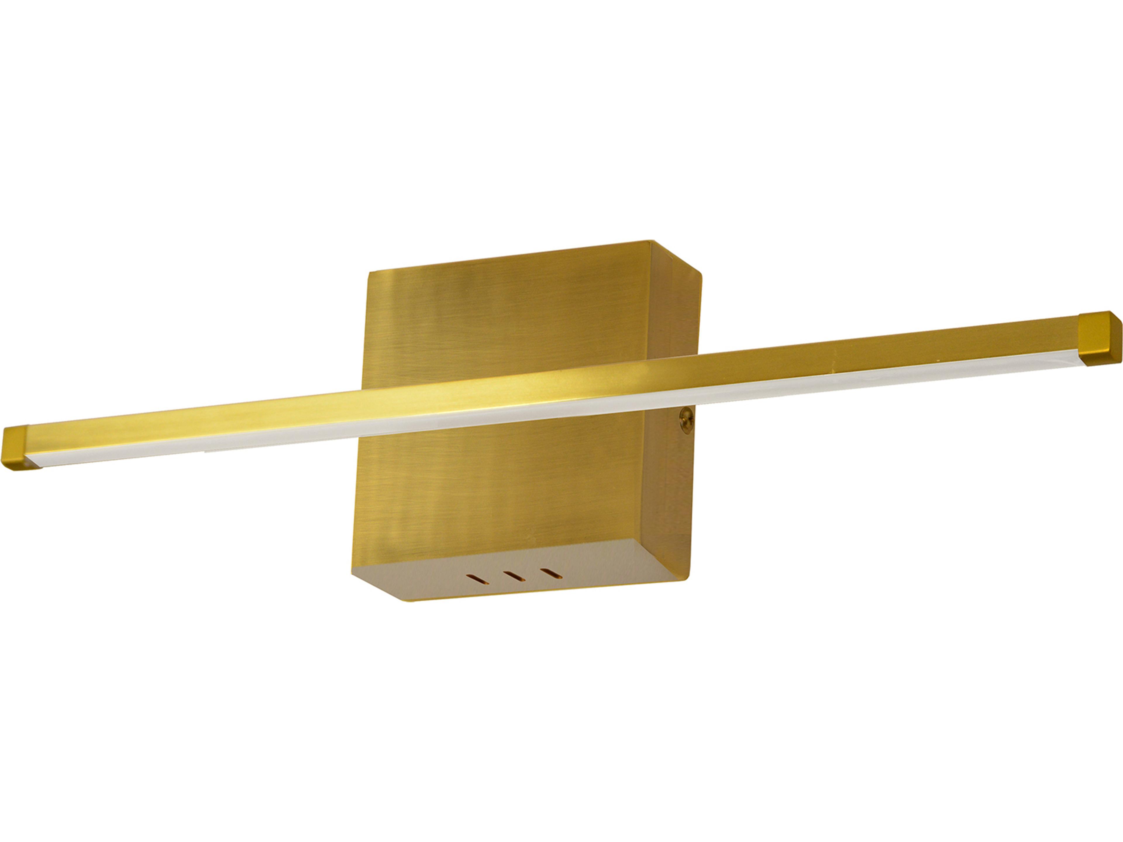 Dainolite Array 1-Light Aged Brass Wall Sconce