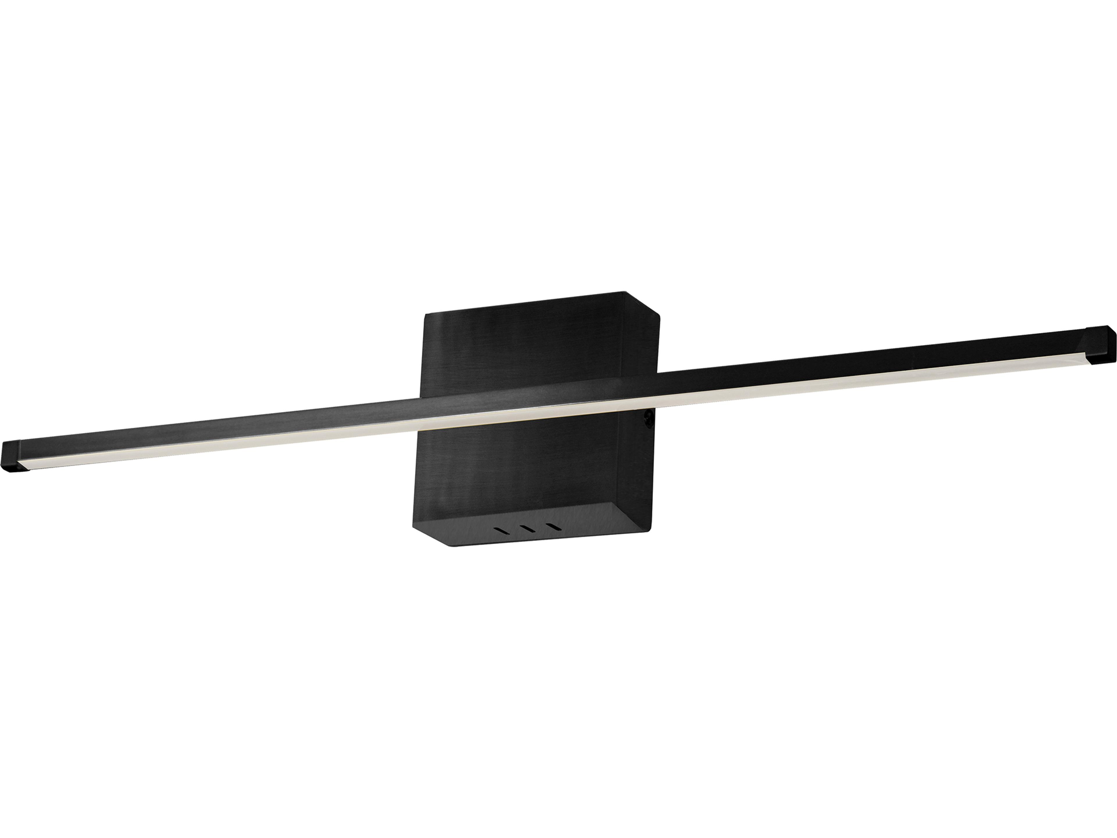 Dainolite Array 1-Light Matte Black Wall Sconce