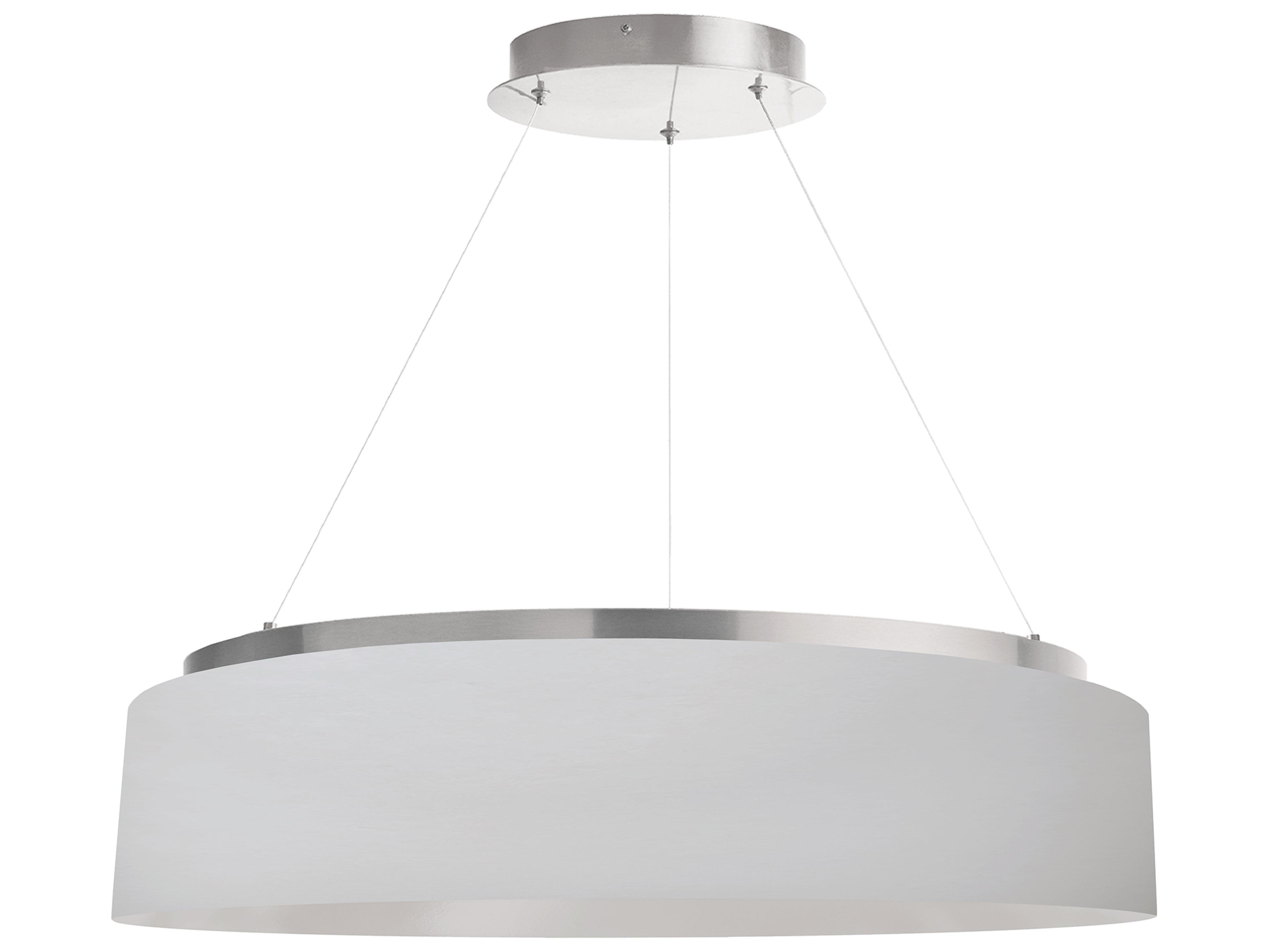 Dainolite Circulo 1-Light Silver Round Pendant