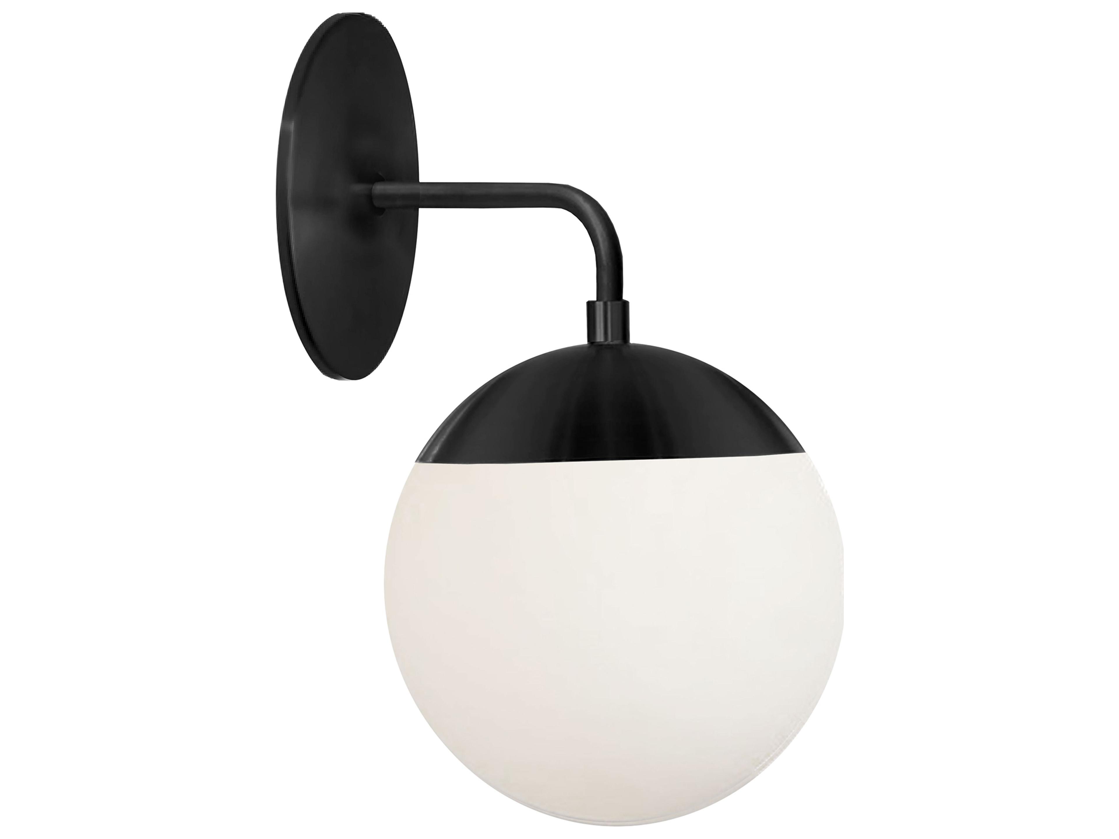Dainolite Dayana 1-Light Matte Black Wall Sconce