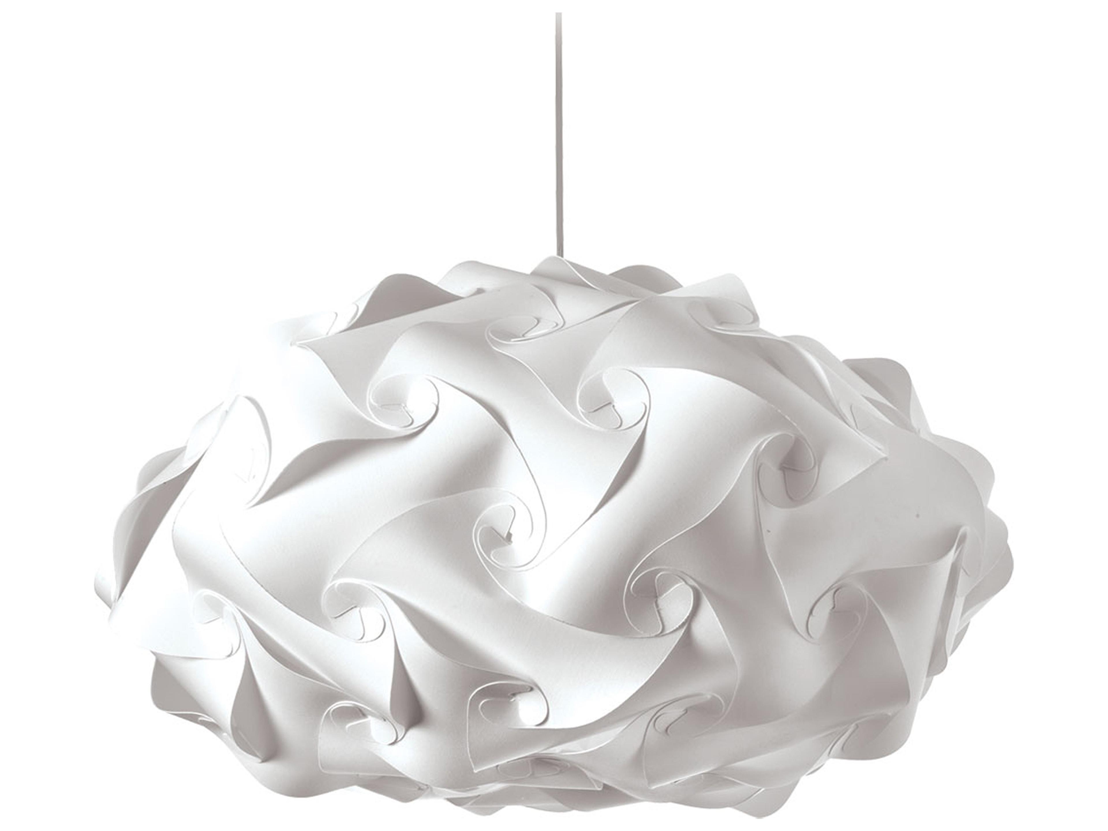 Dainolite Globus 3-Light Polished Chrome White Pendant