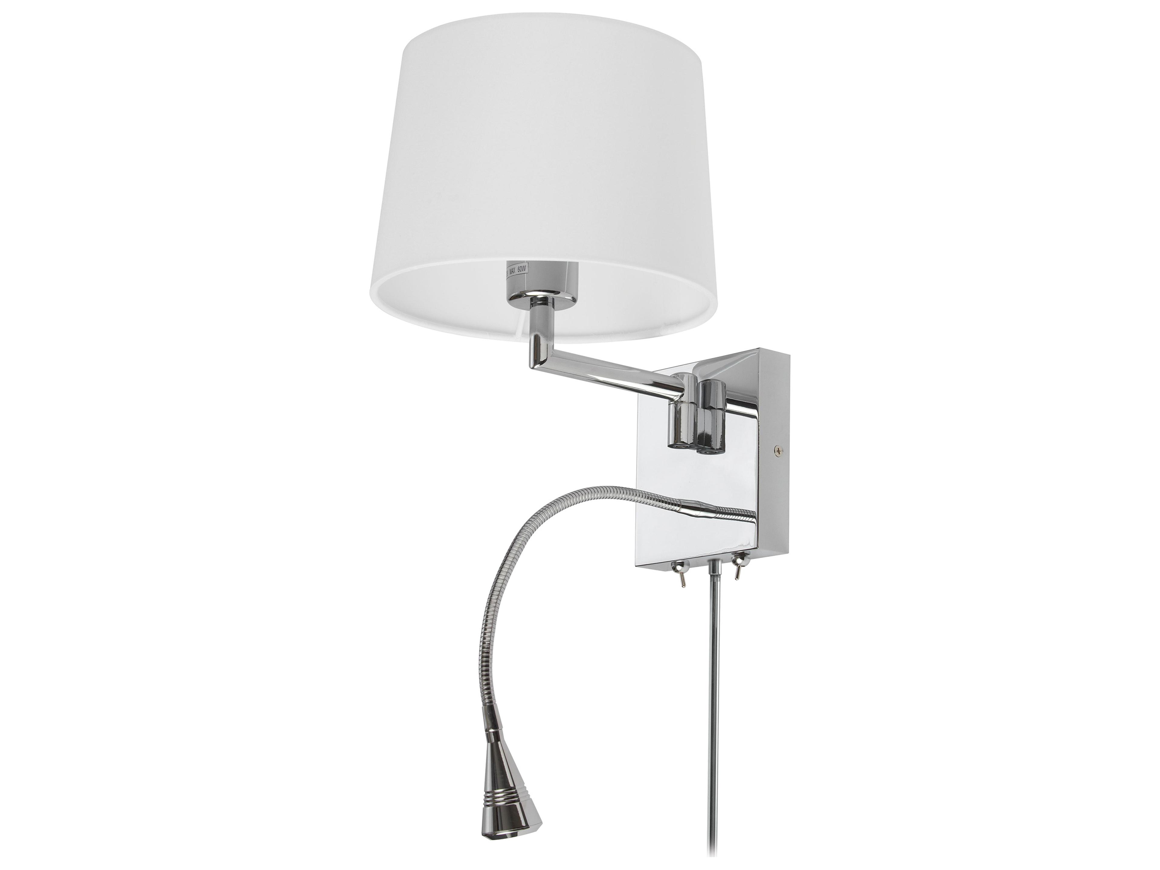 Dainolite 2-Light Polished Chrome Wall Sconce