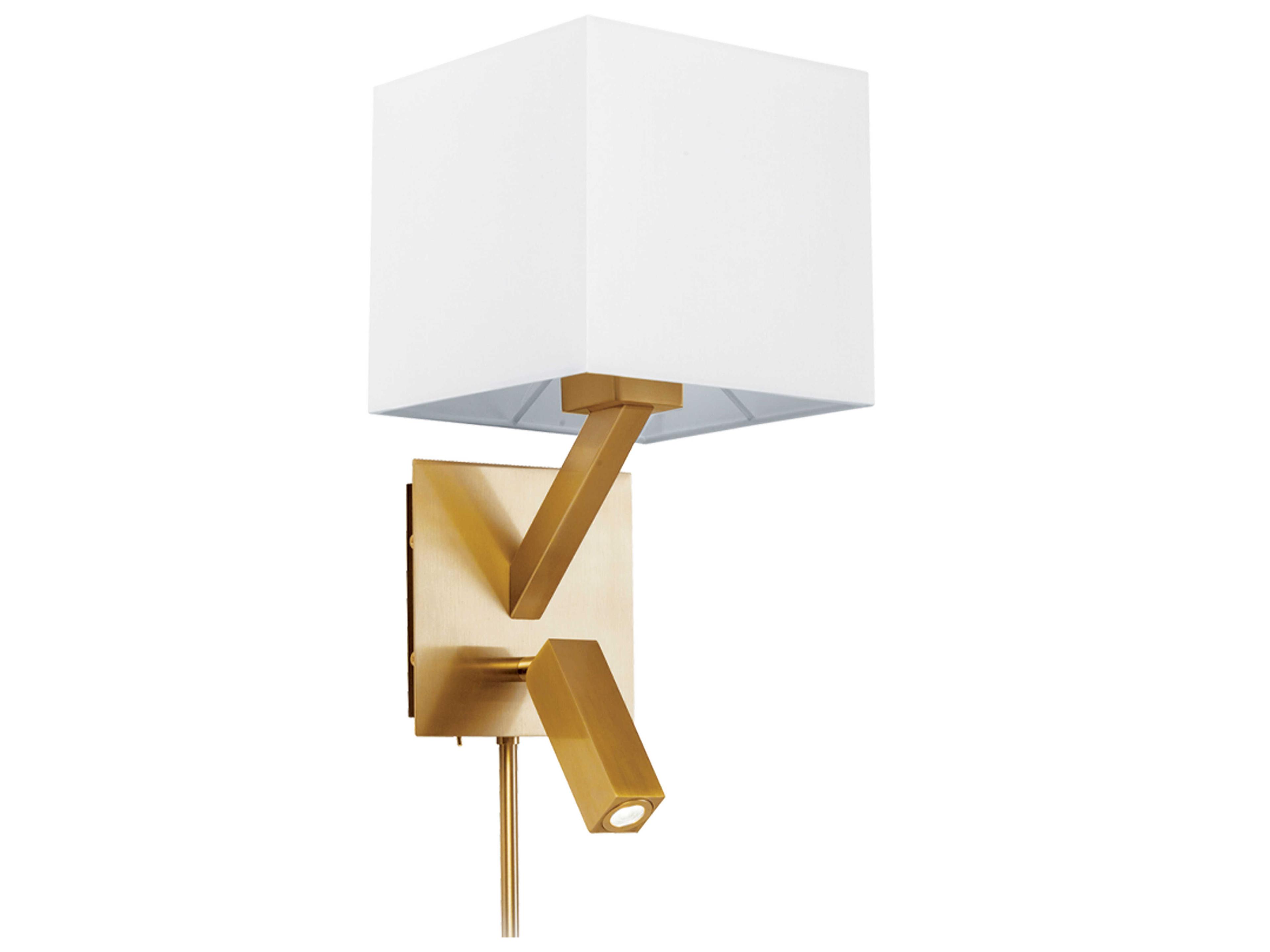 Dainolite 2-Light Aged Brass Wall Sconce