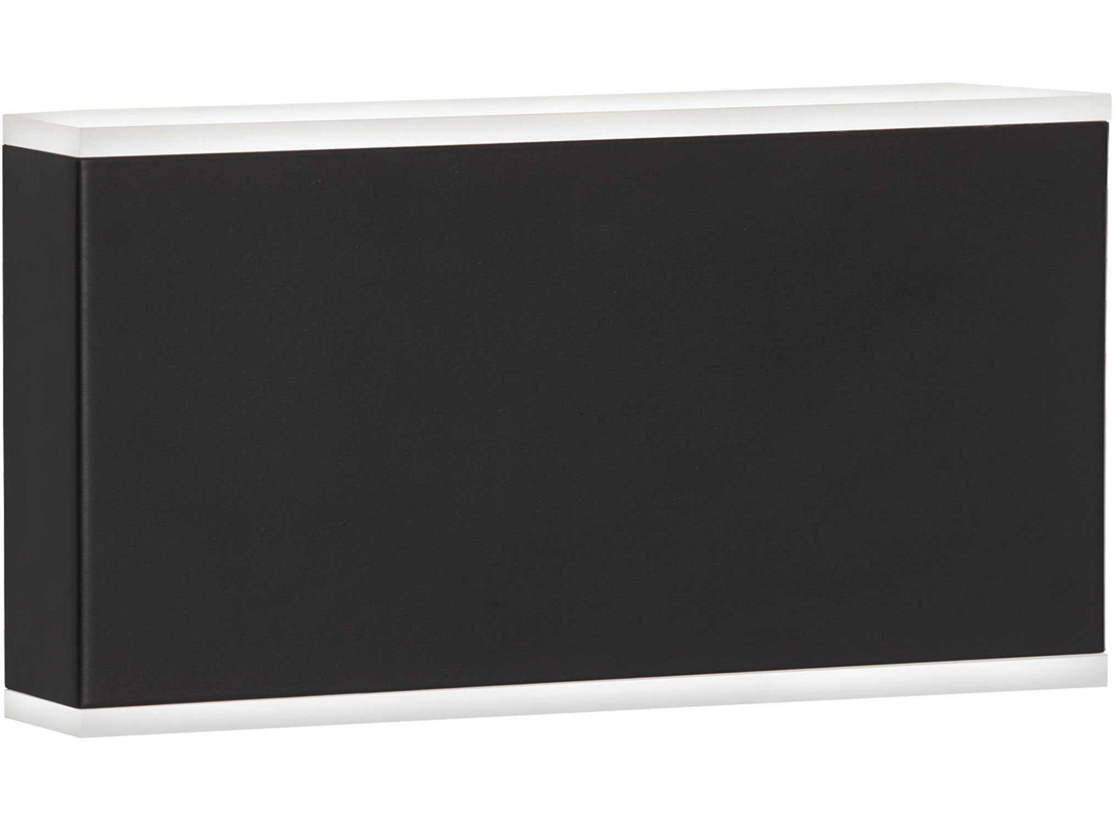 Dainolite Emery 2-Light Matte Black Wall Sconce