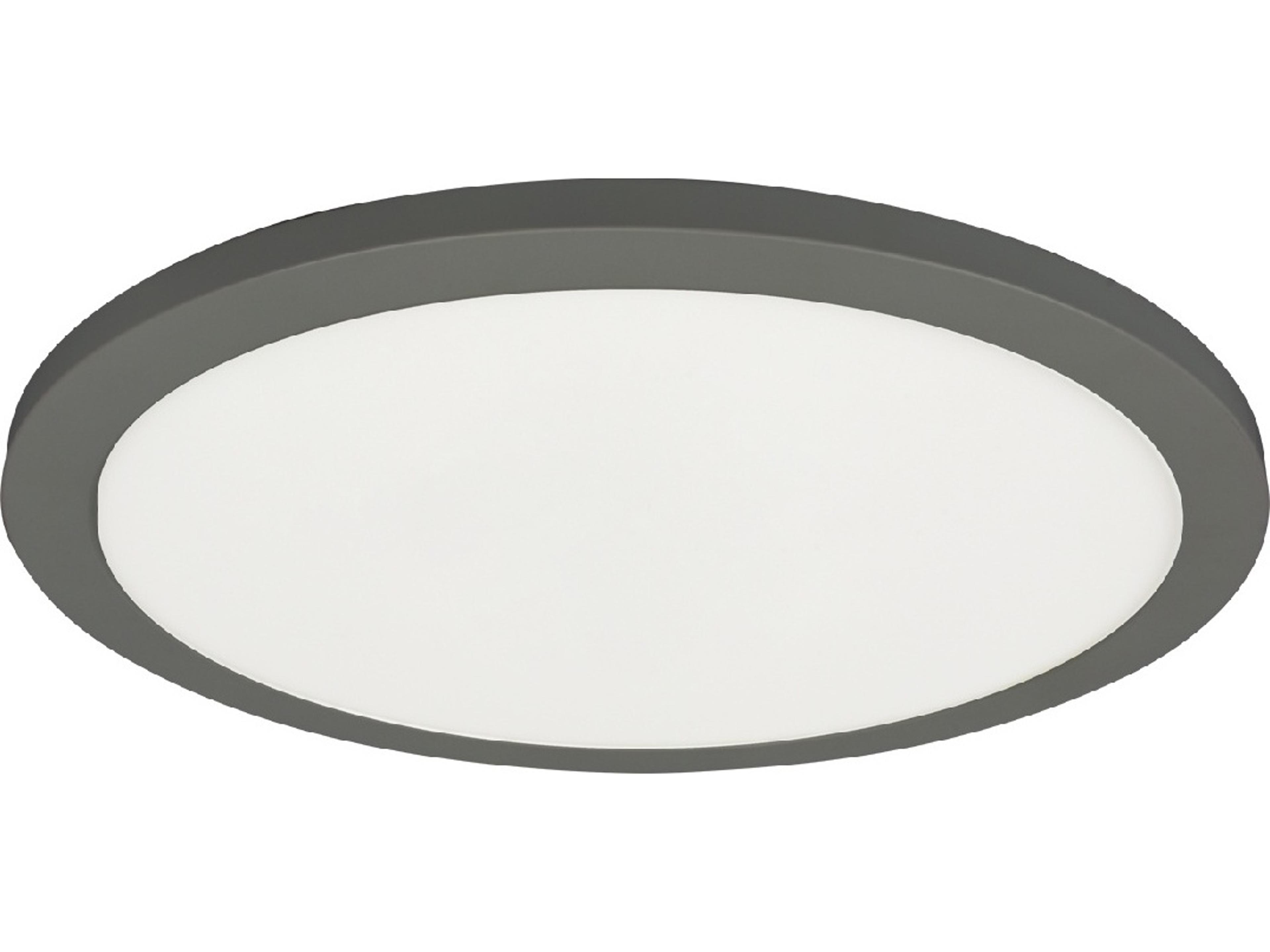 Dainolite Franchesa 1-Light Matte Black Round Flush Mount
