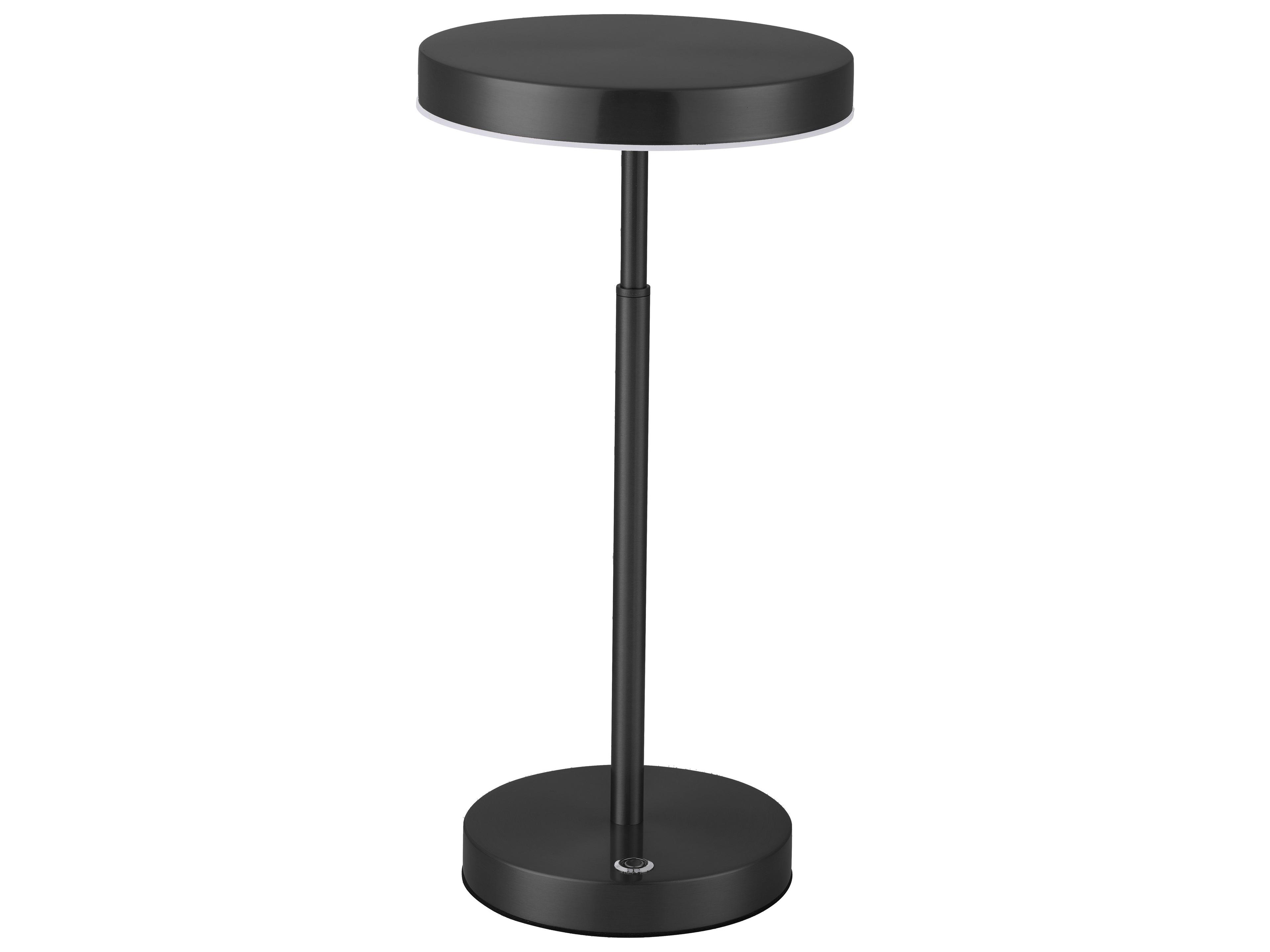 Dainolite Francine Sandy Black White Table Lamp