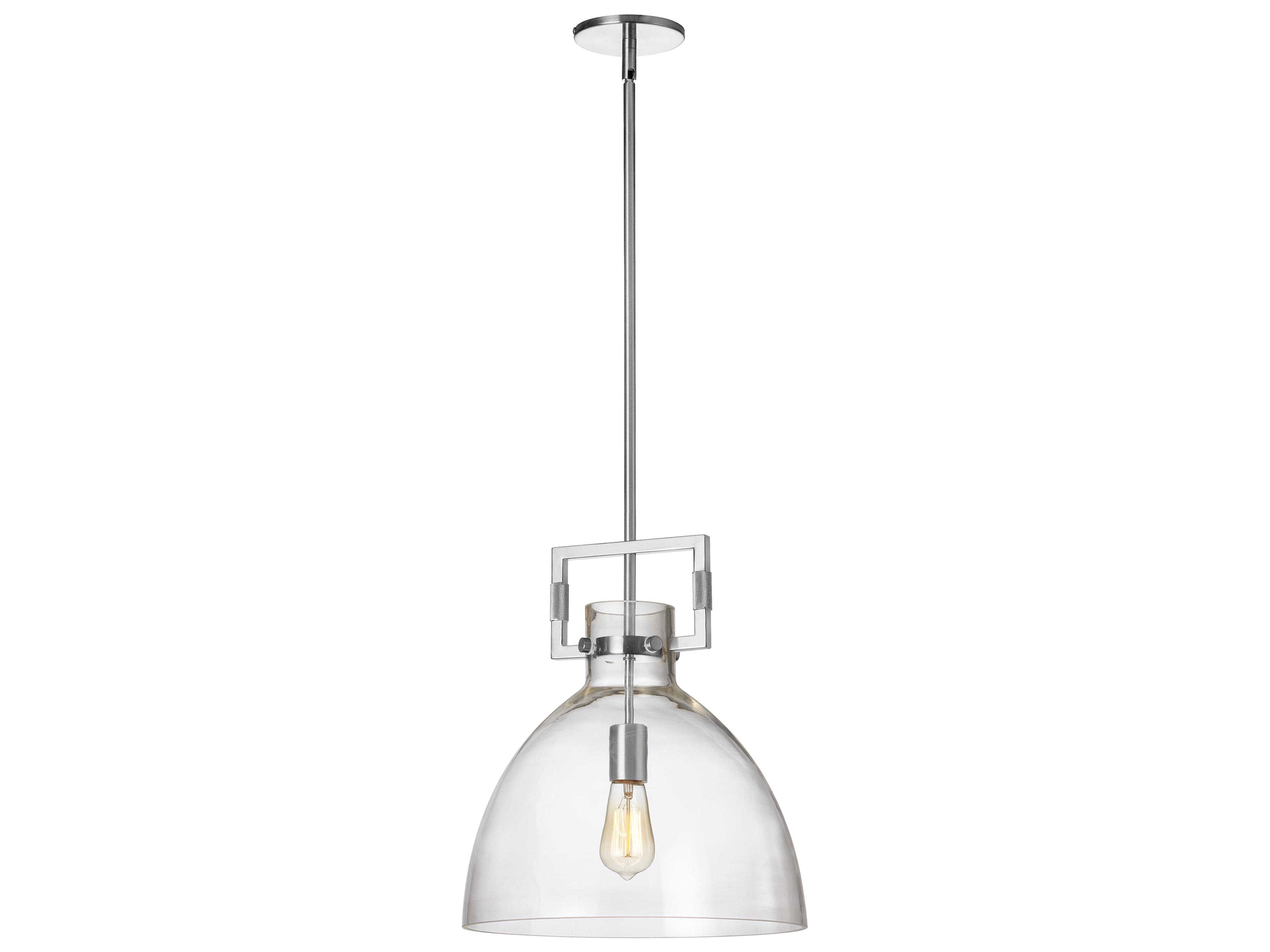 Dainolite Liberty 1-Light Polished Chrome Dome Pendant