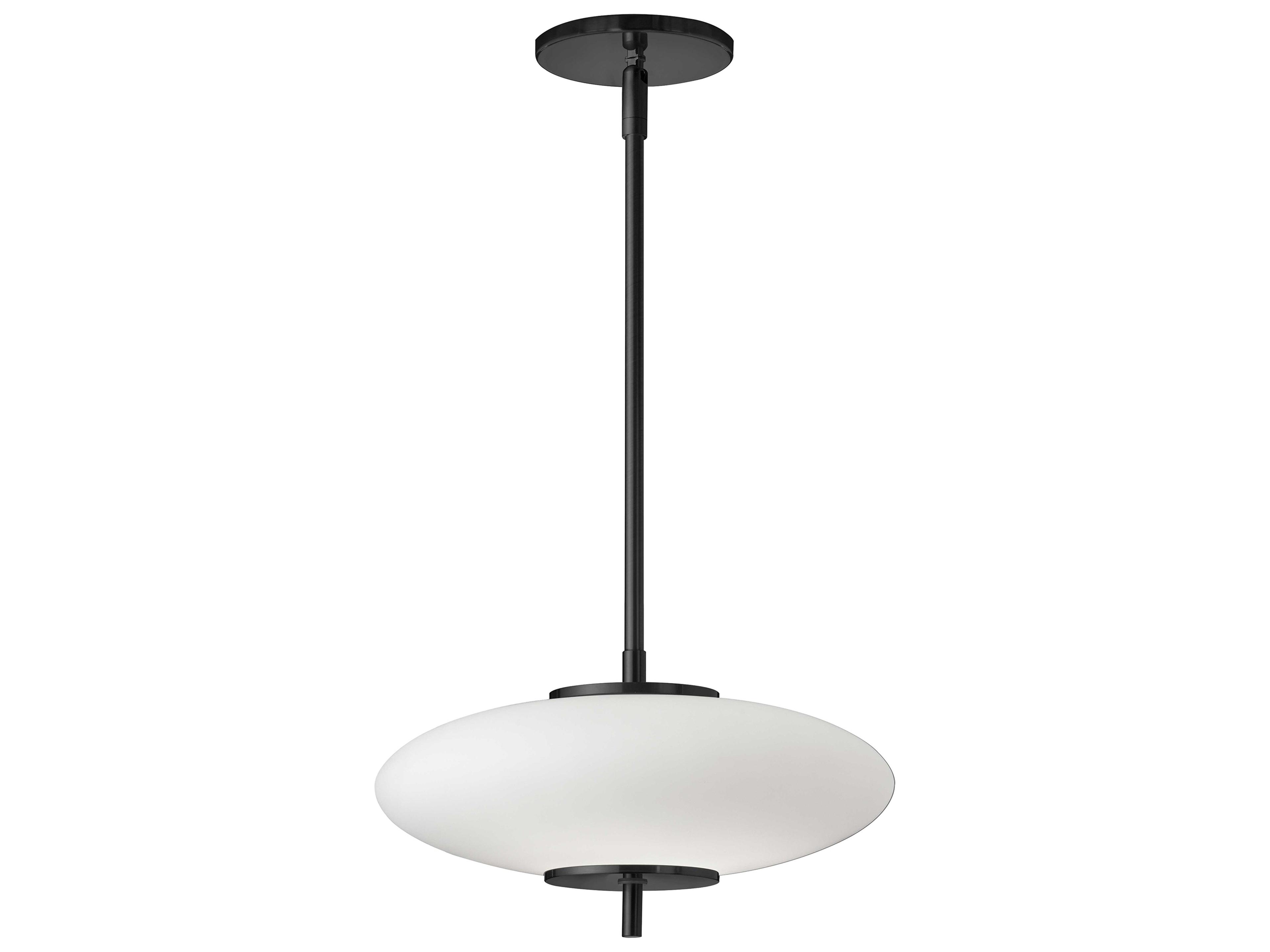 Dainolite Maddie 1-Light Matte Black Mini Pendant