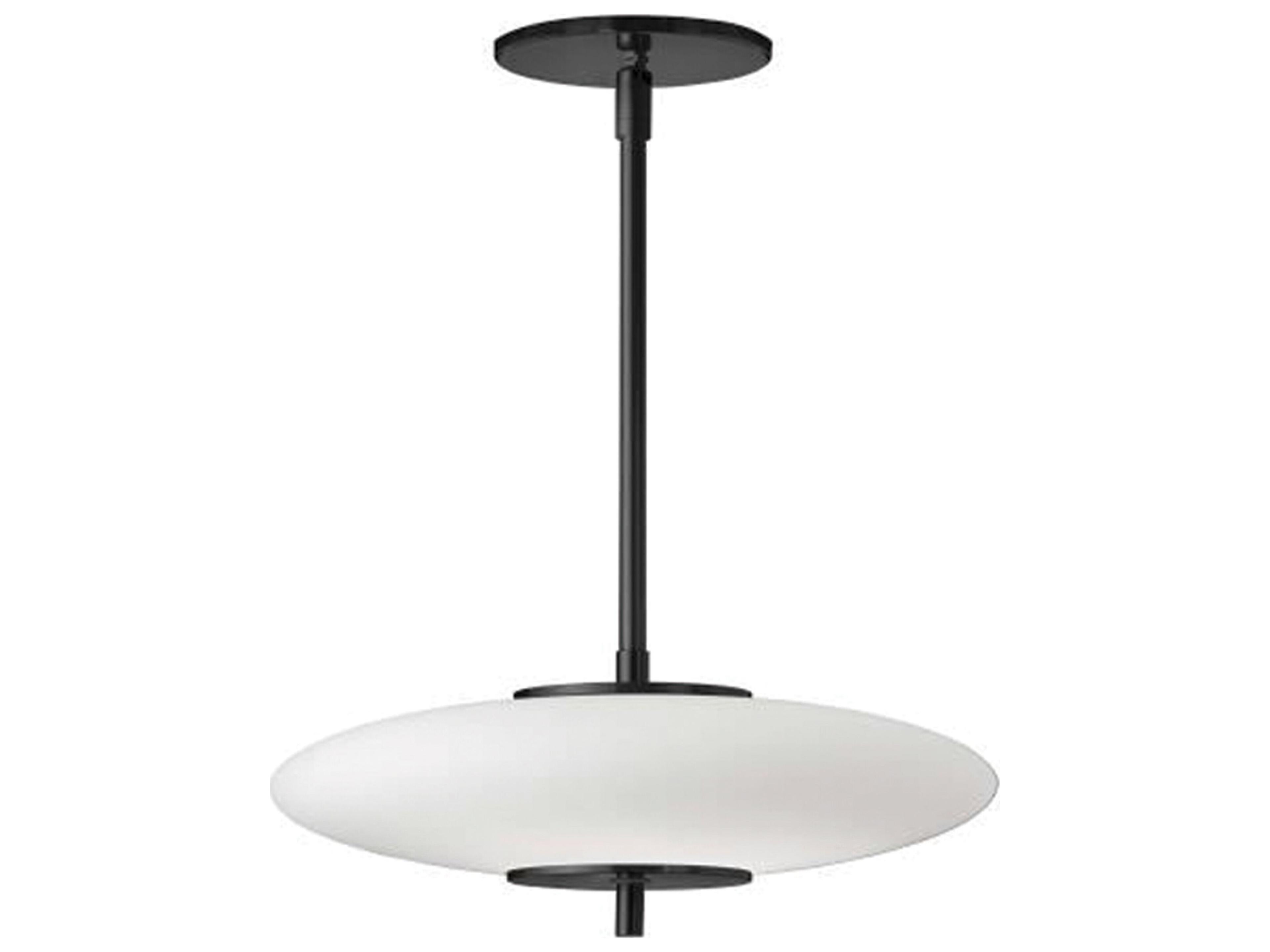 Dainolite Maddie 1-Light Matte Black Pendant