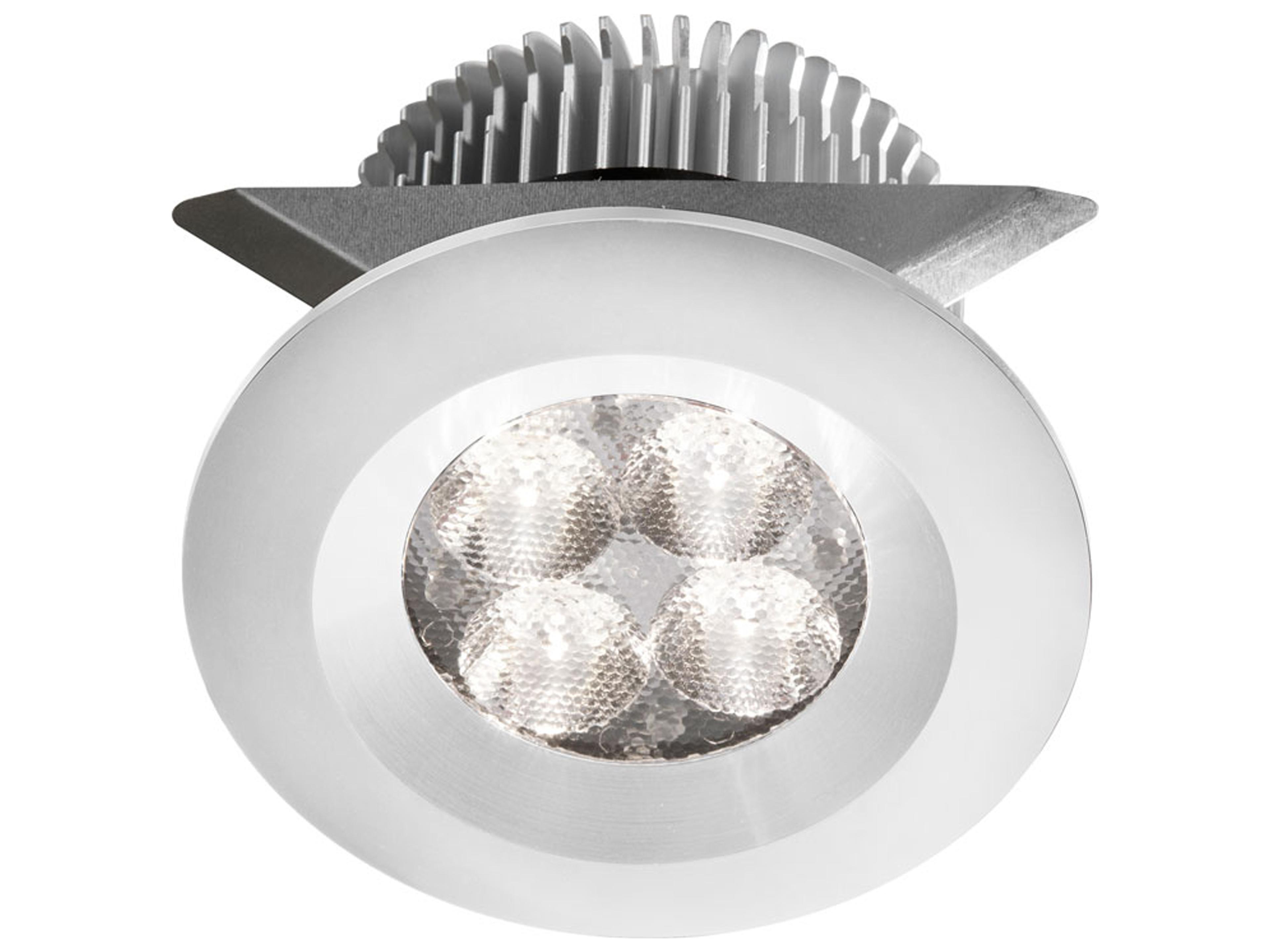Dainolite 1-Light White Silver Round Recessed Light