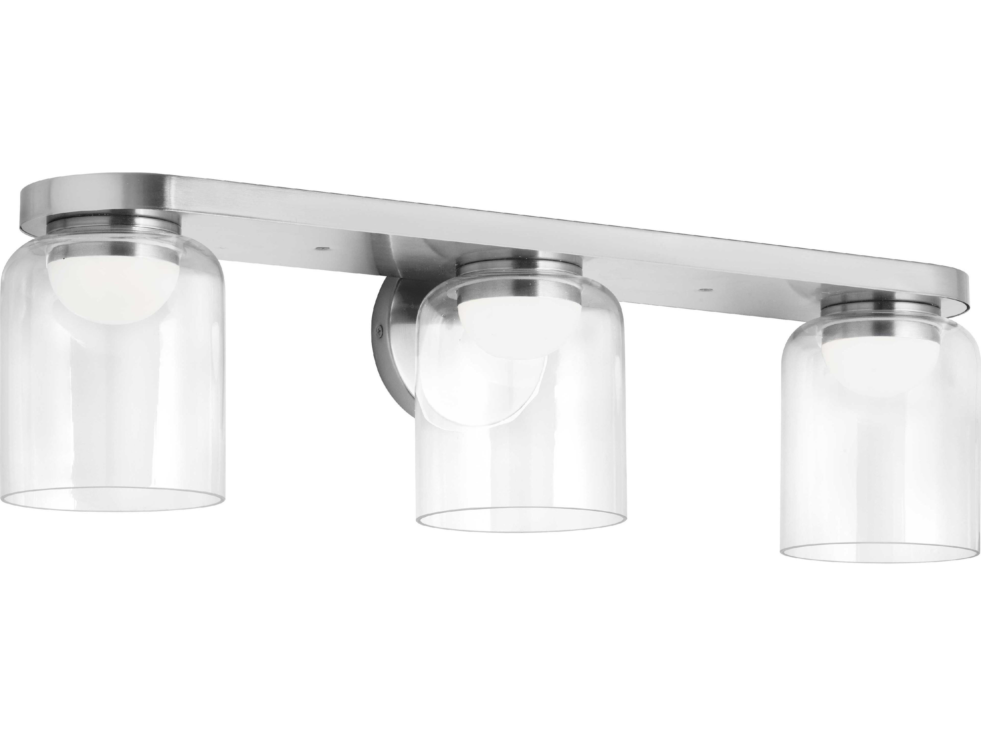 Dainolite Nadine 3-Light Polished Chrome Vanity Light