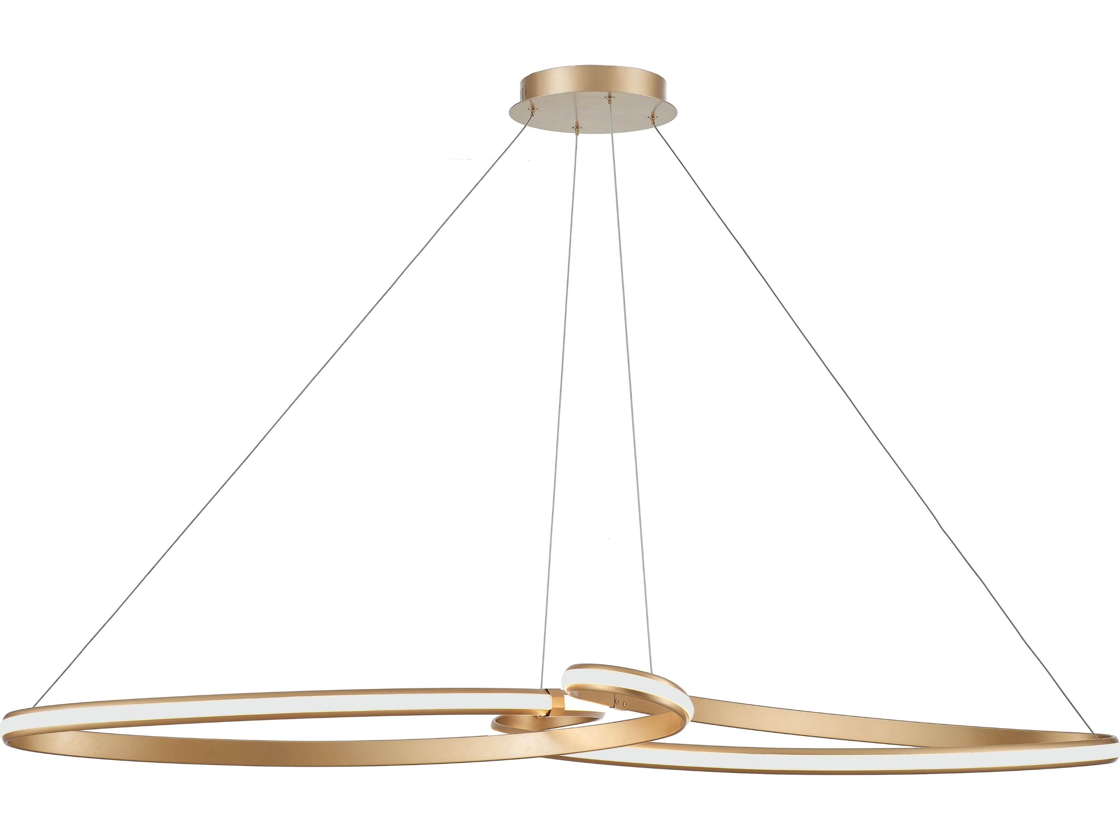 Dainolite Nola 1-Light Aged Brass White Island Pendant