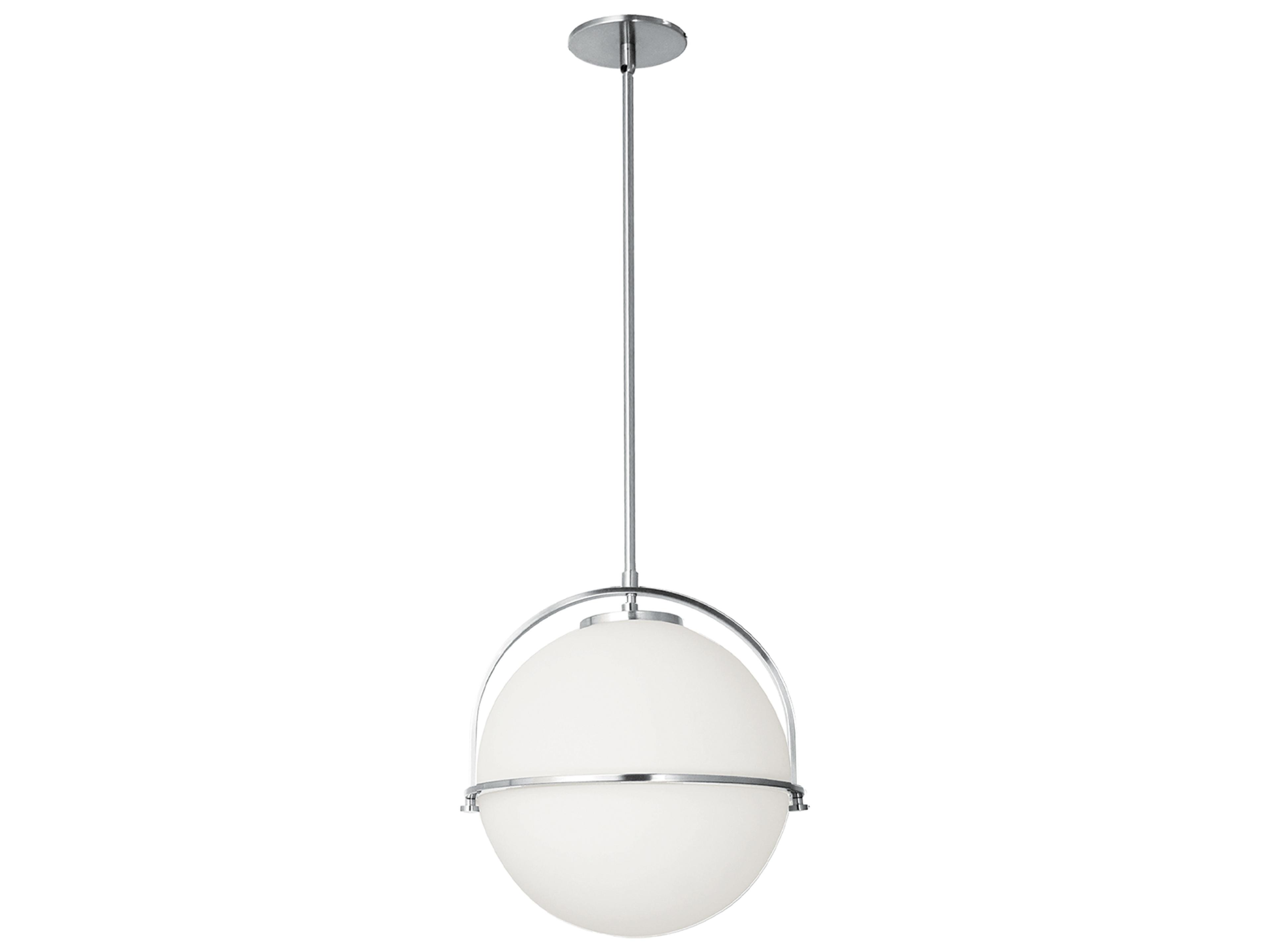 Dainolite Paola 1-Light Polished Chrome Globe Pendant