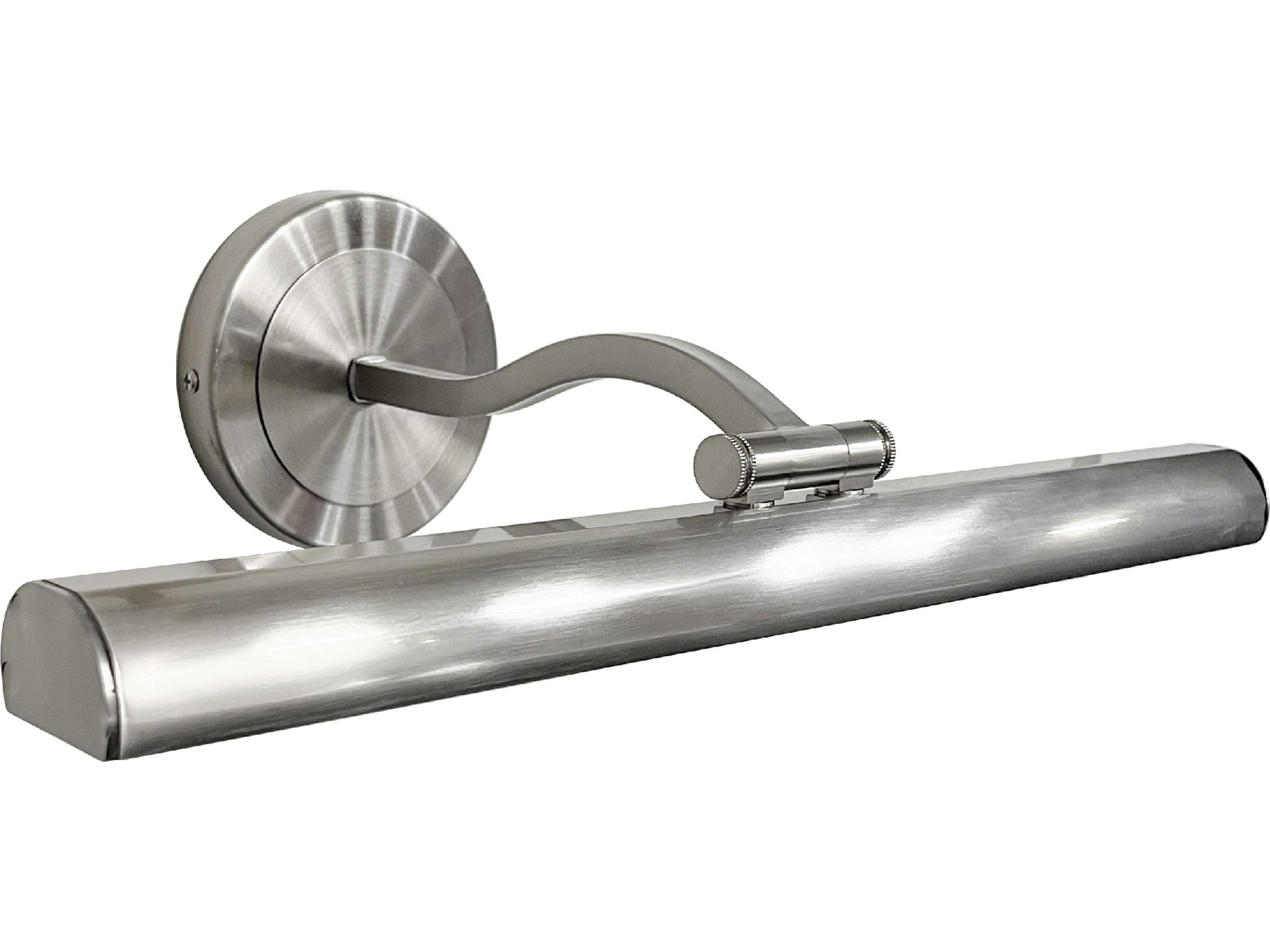 Dainolite Reina 1-Light Satin Chrome Nickel Picture Light