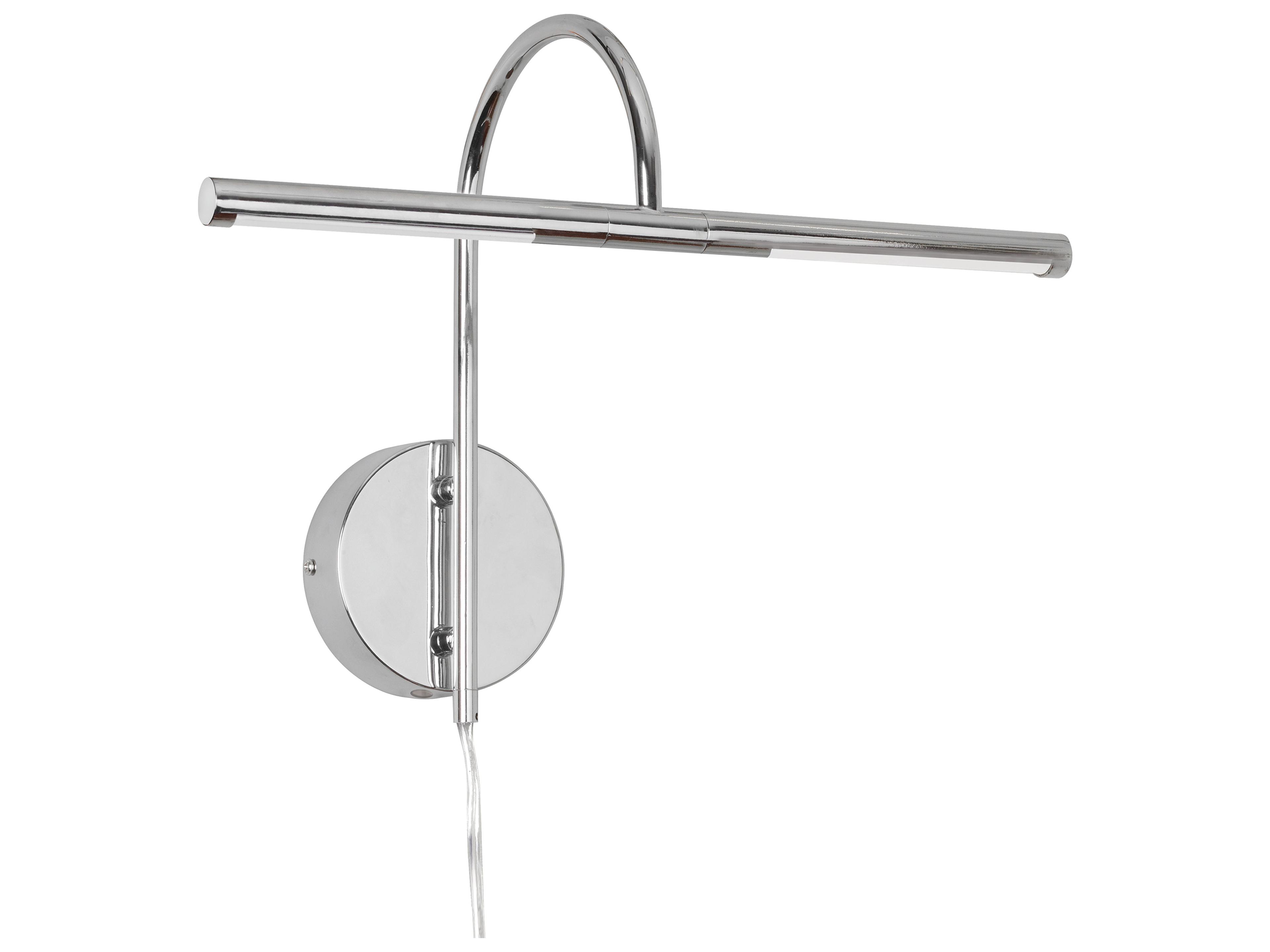 Dainolite Display Exhibit 2-Light Polished Chrome Picture Light