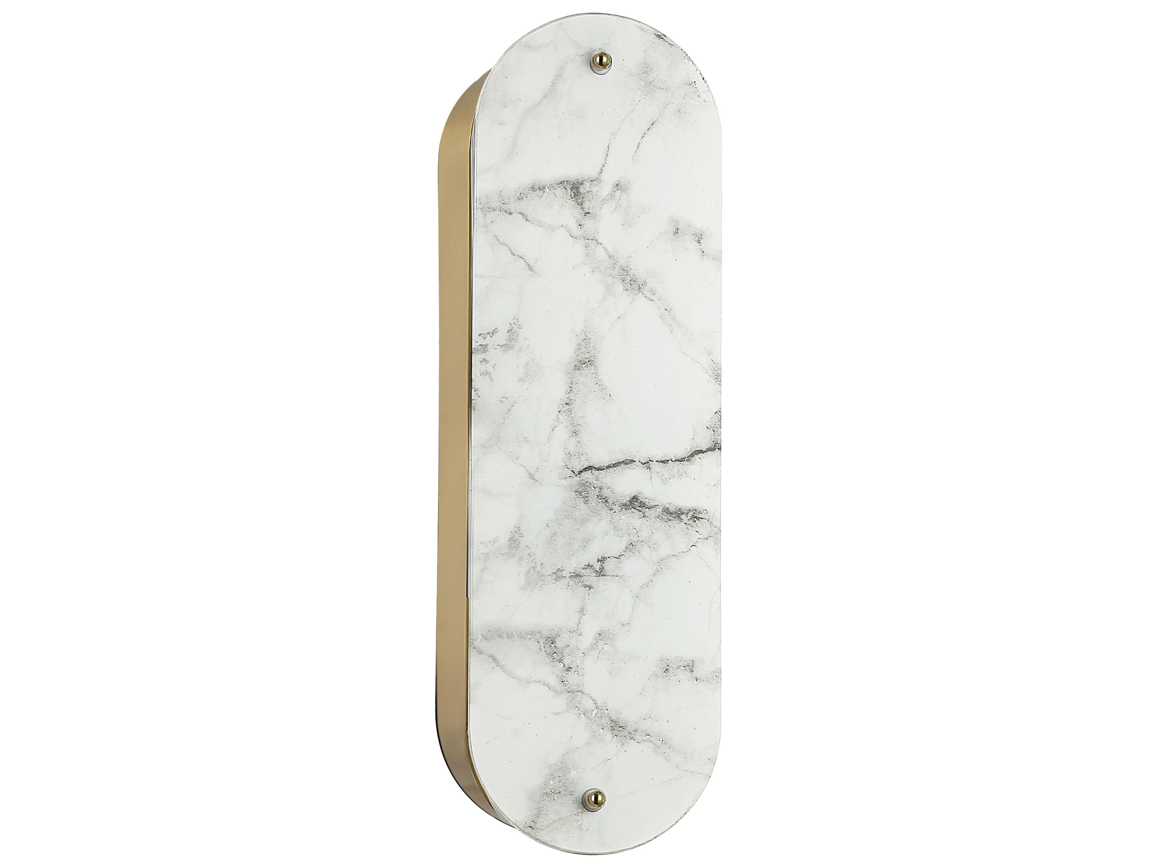 Pascal Alabaster Brass Wall Sconce