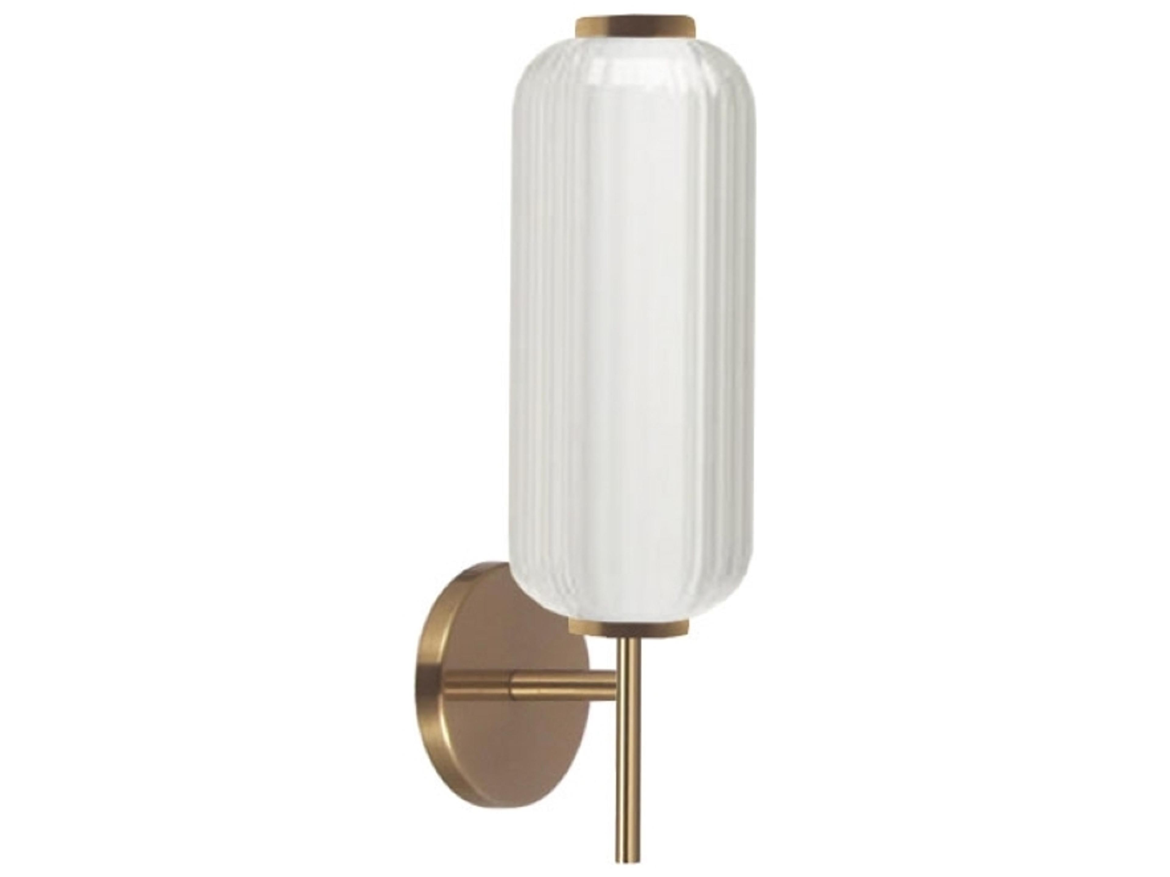 Dainolite Ramona 1-Light Aged Brass Wall Sconce