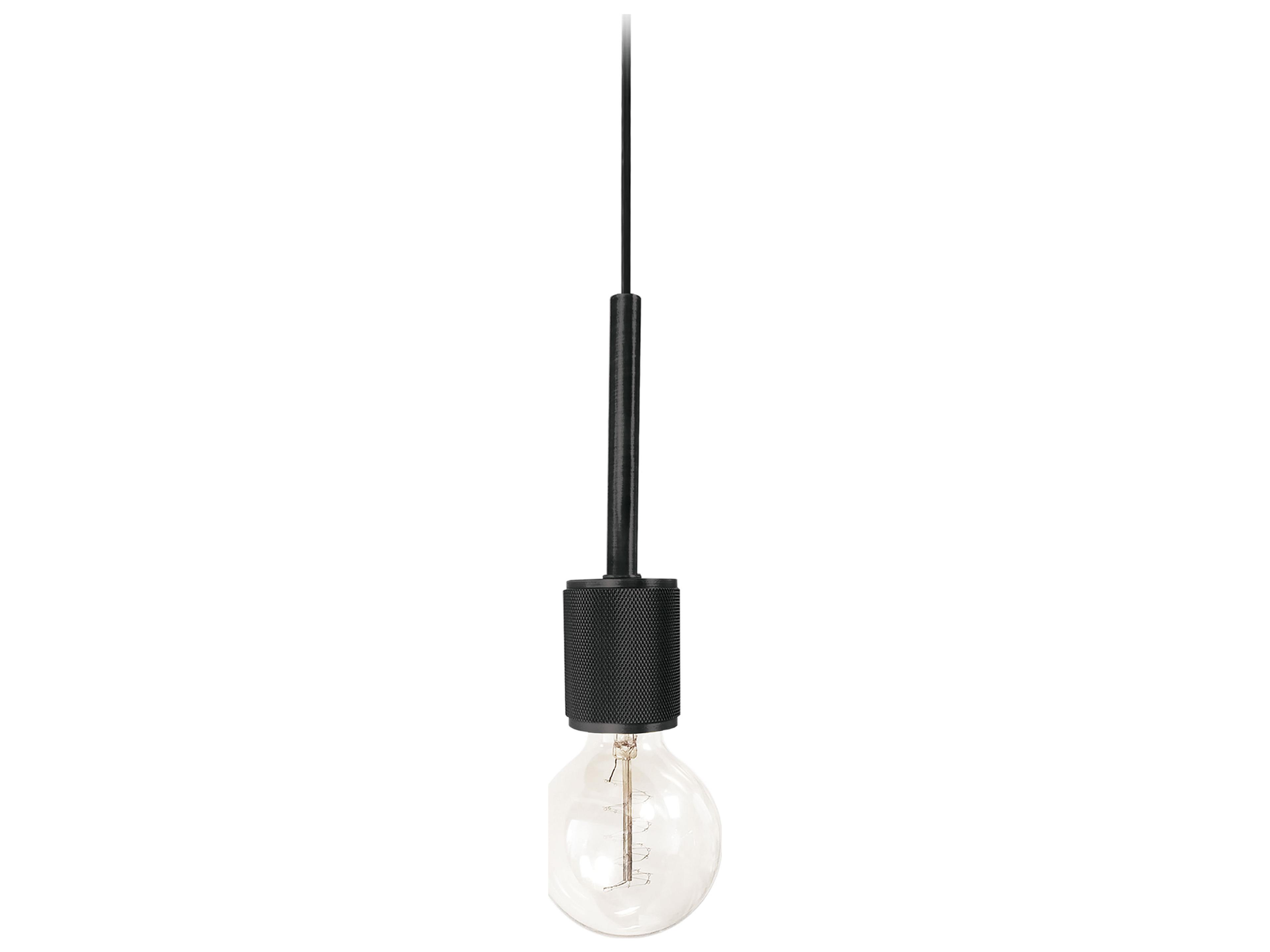 Dainolite Roswell 1-Light Matte Black Mini Pendant