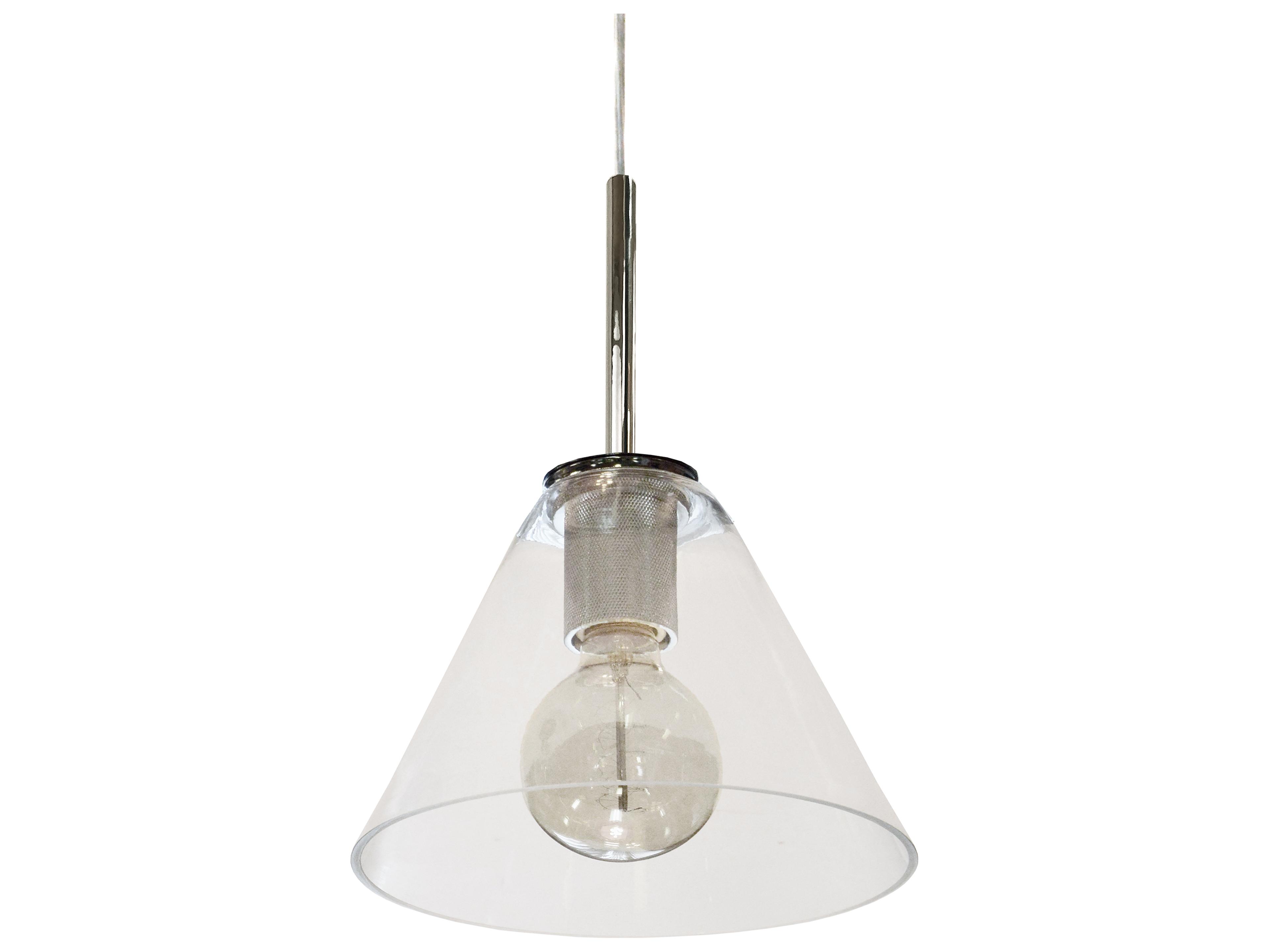 Dainolite Roswell 1-Light Polished Chrome Mini Pendant
