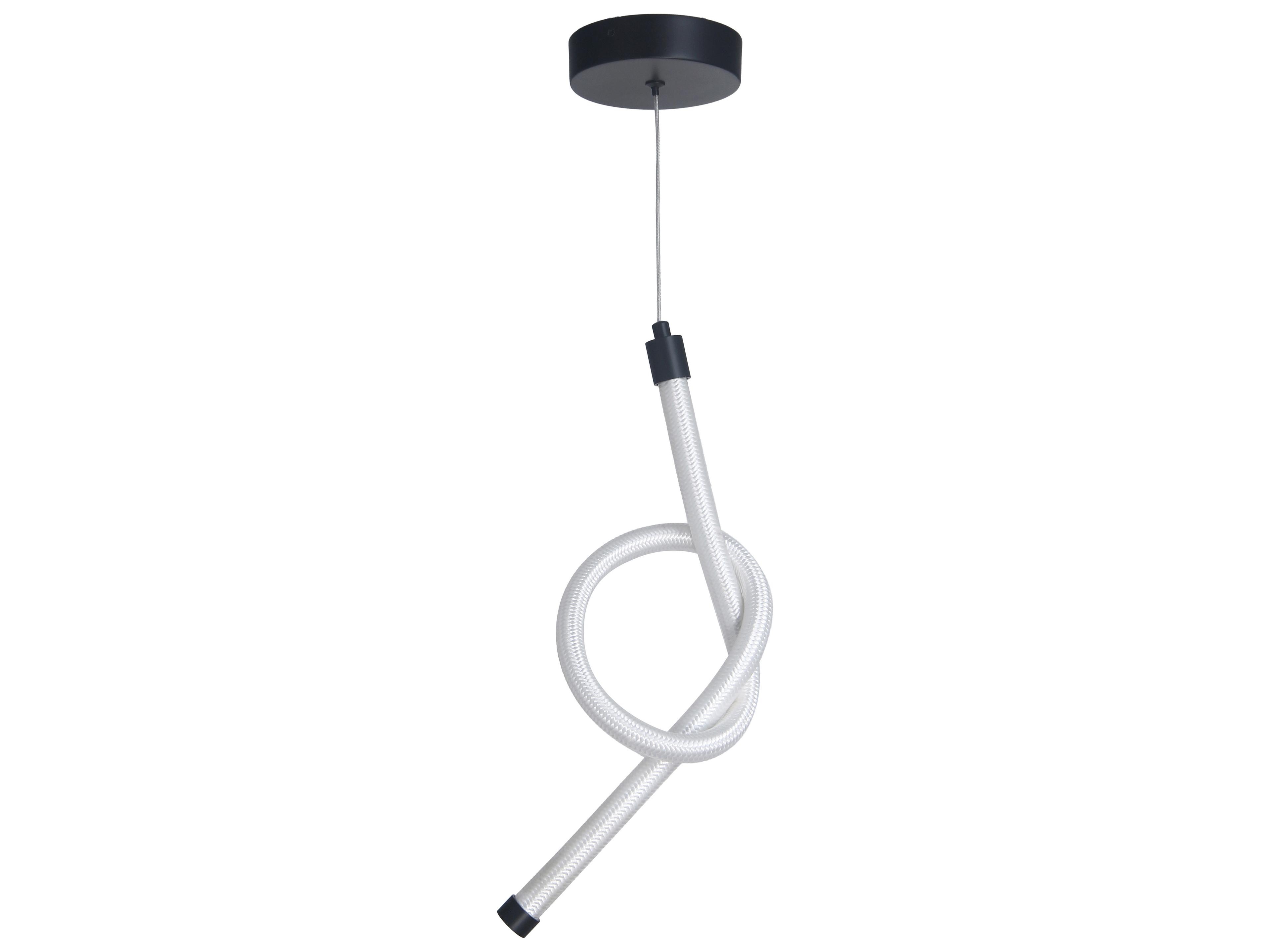 Dainolite Roxanne 1-Light White Matte Black Linear Pendant