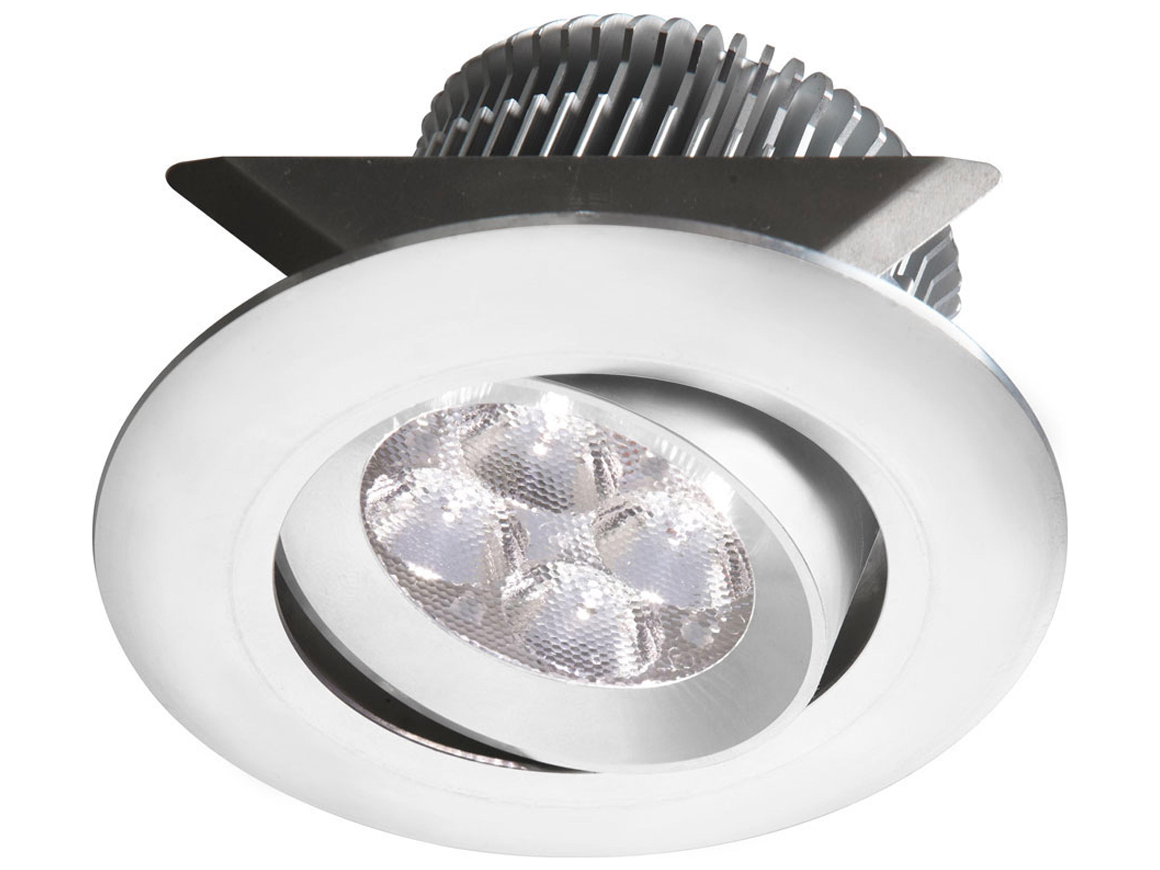 Dainolite 1-Light White Silver Round Recessed Light