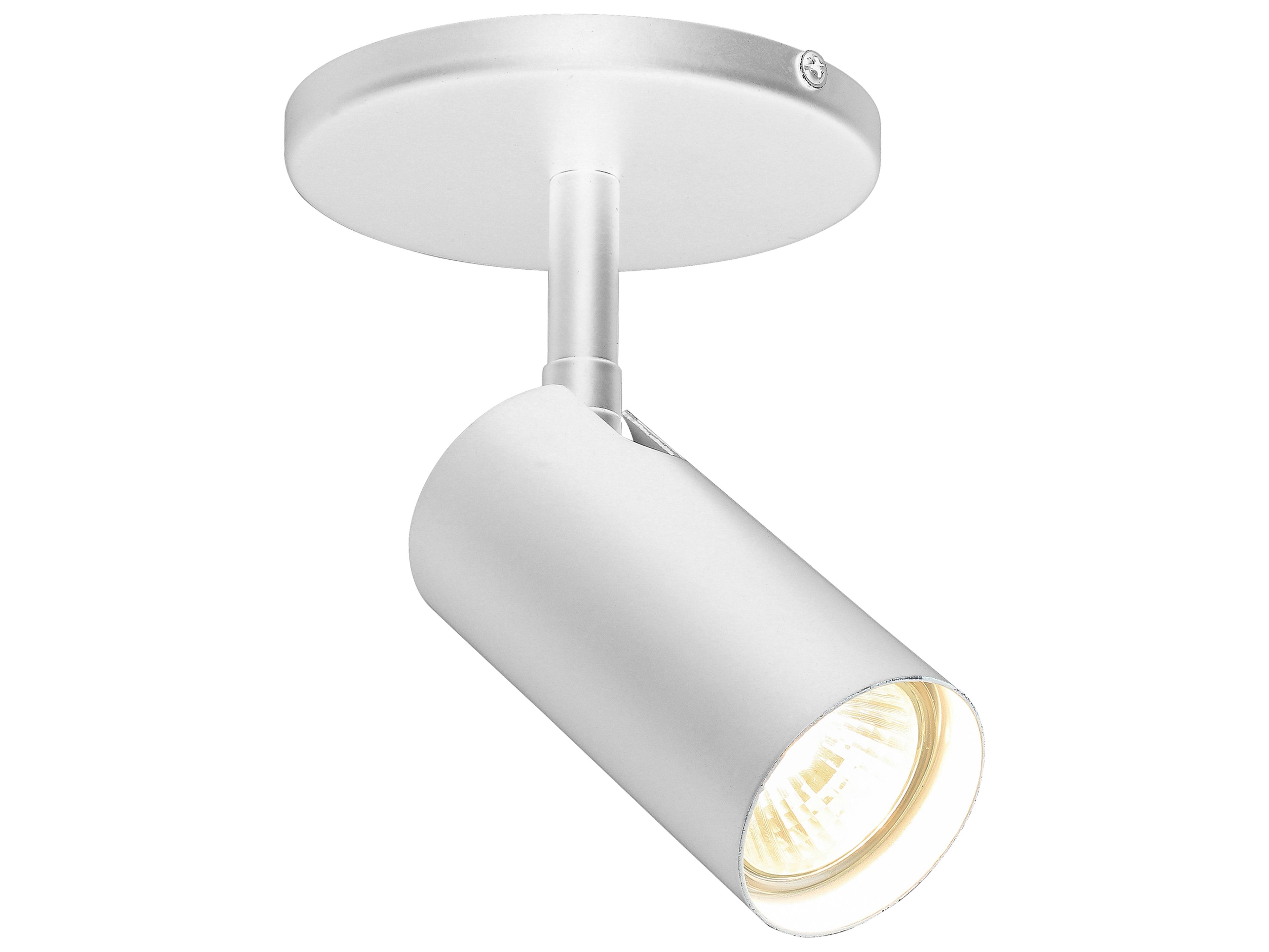 Dainolite Stanly 1-Light Matte White Cylinder Spot Light