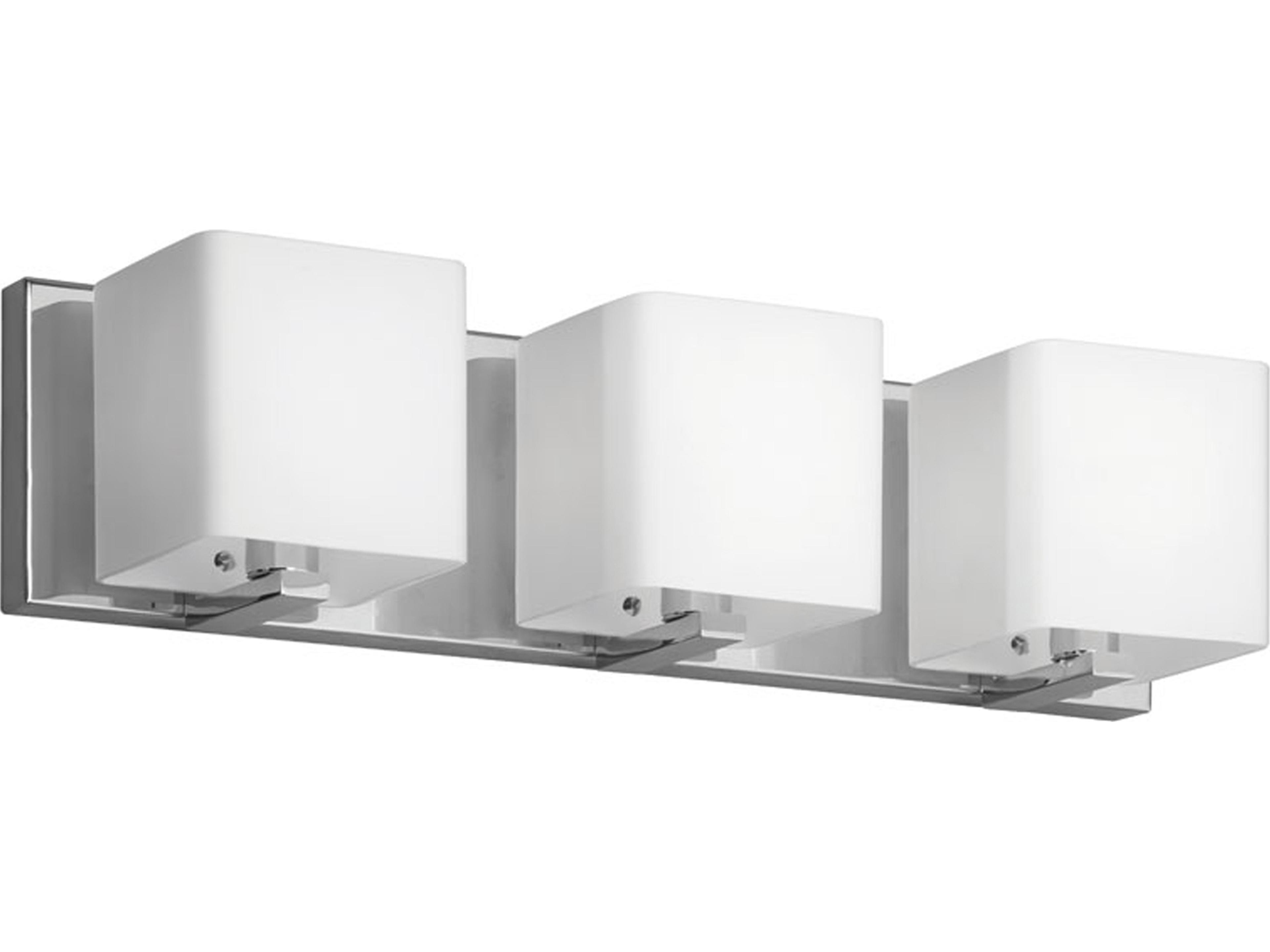 Verona 3-Light Polished Chrome Vanity Light