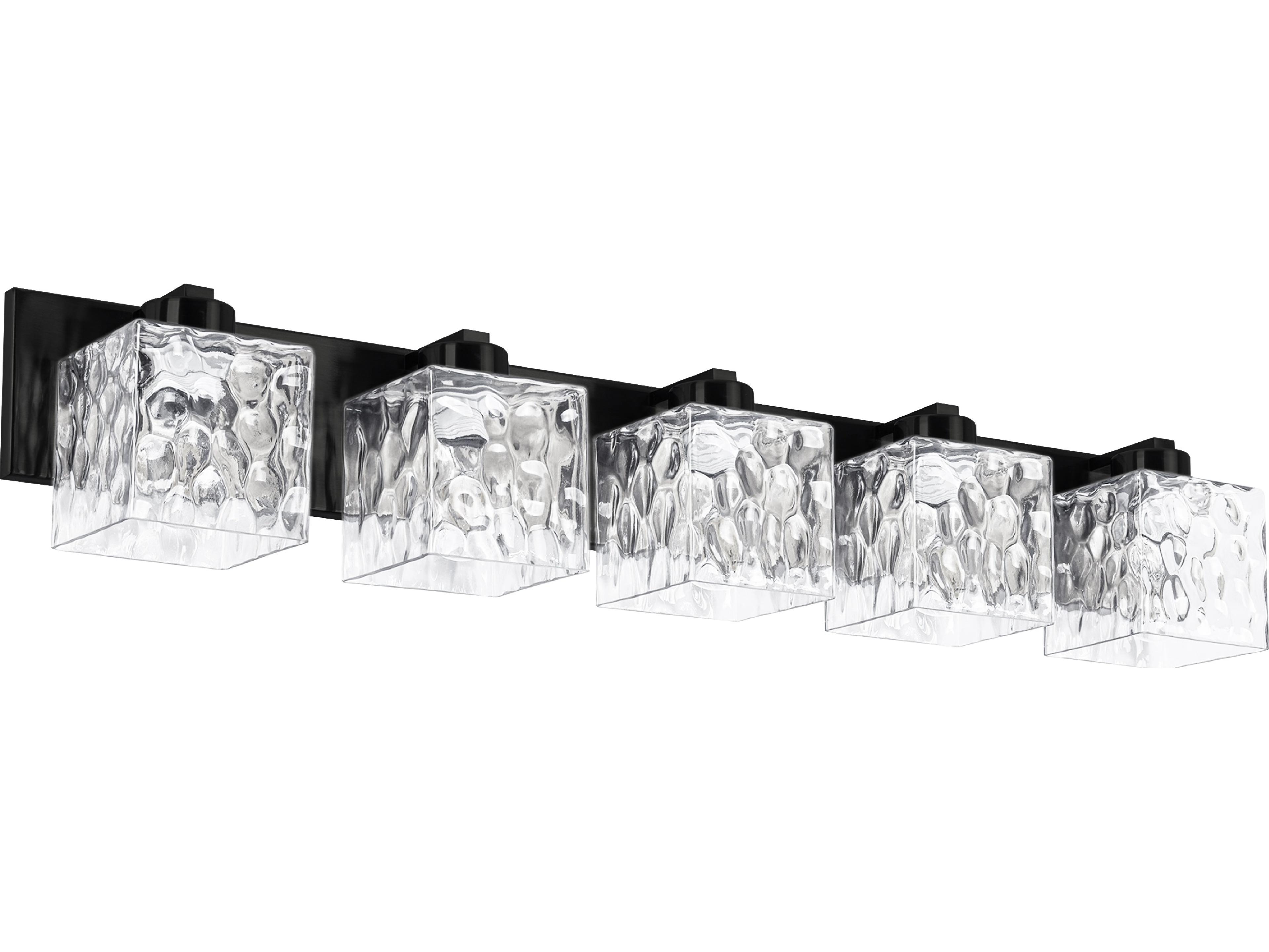 Dainolite Veda 5-Light Matte Black Vanity Light