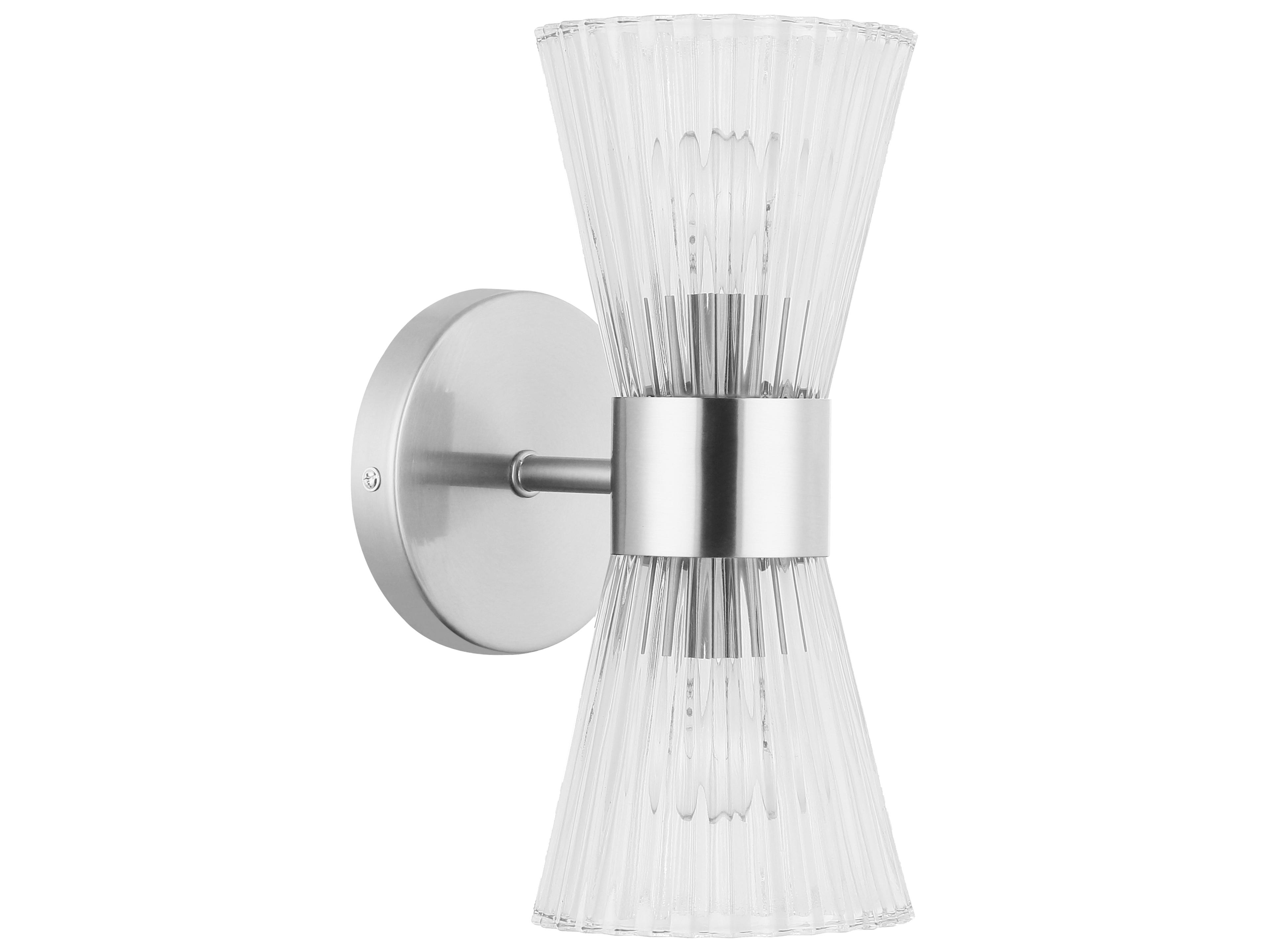 Dainolite Vienna 2-Light Polished Chrome Wall Sconce