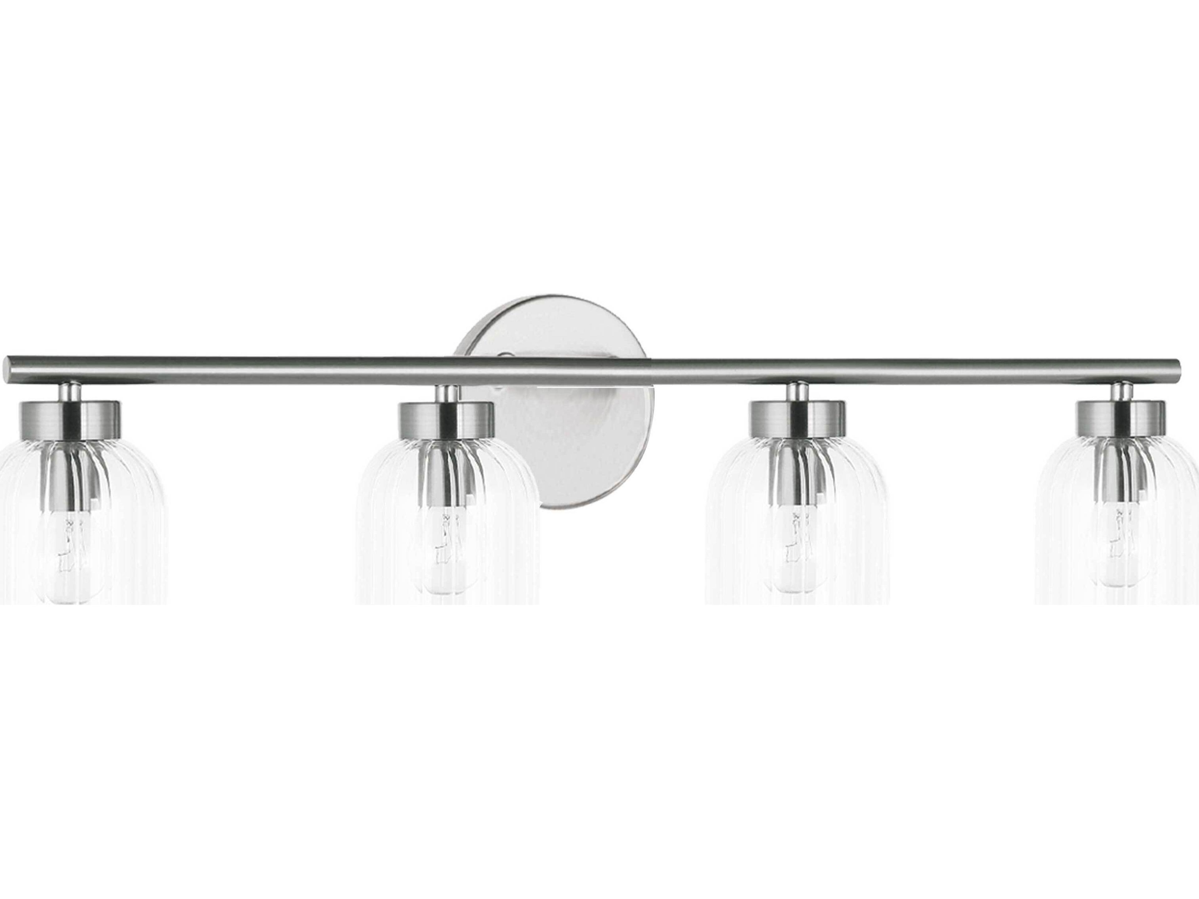 Vienna 4-Light Polished Chrome Vanity Light