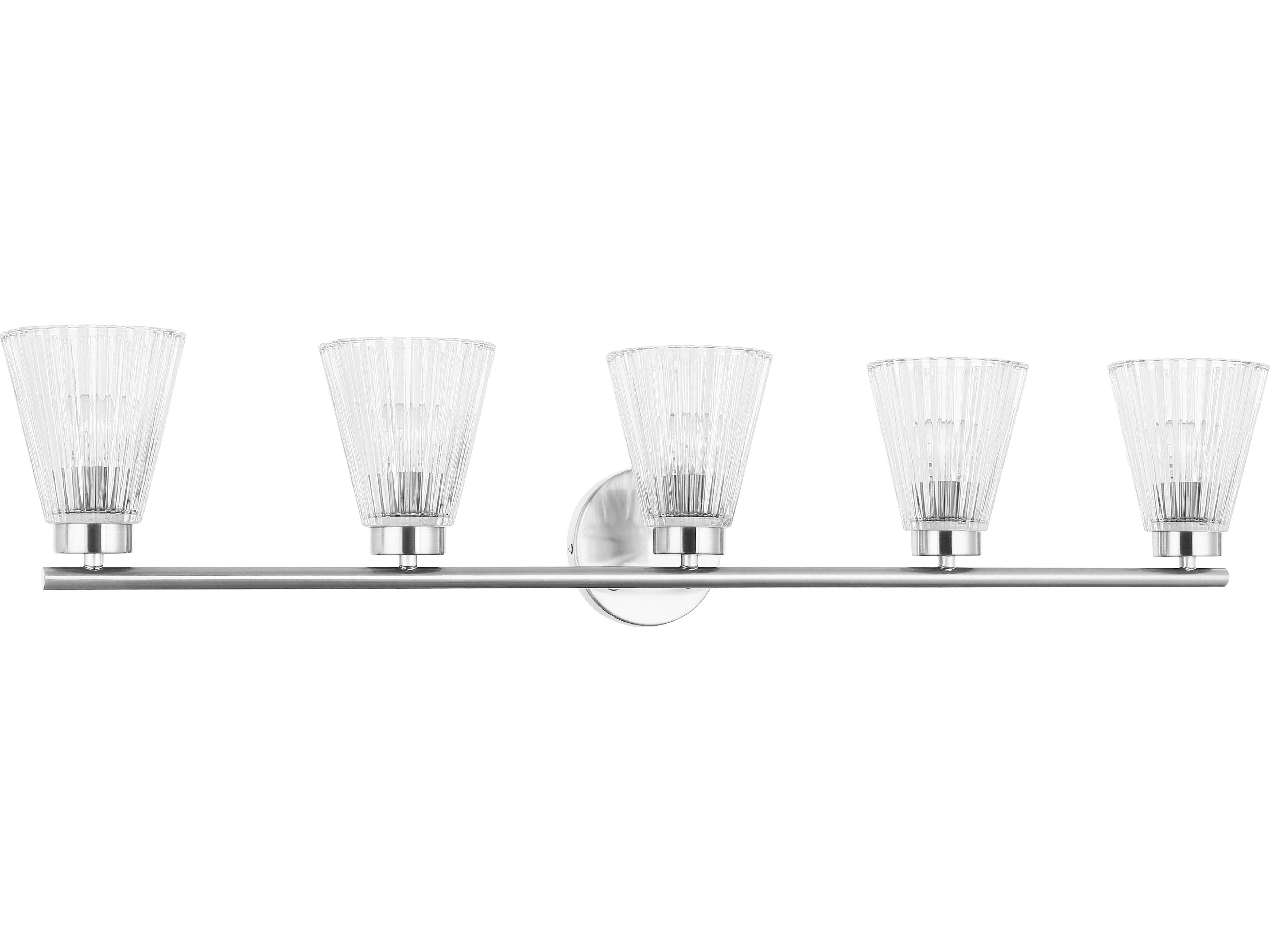 Dainolite Vienna 5-Light Polished Chrome Vanity Light