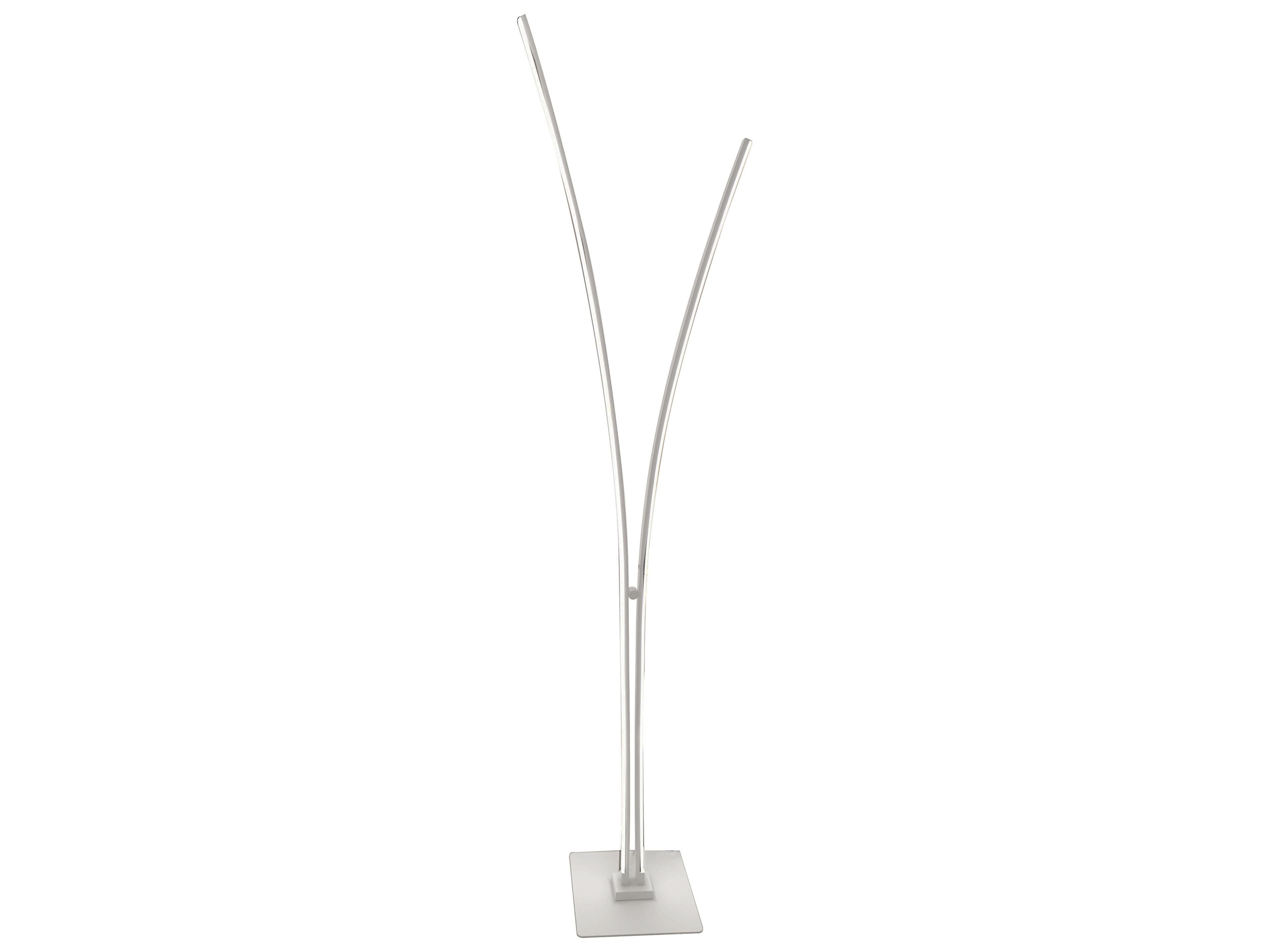 Dainolite Vincent Matte White Floor Lamp
